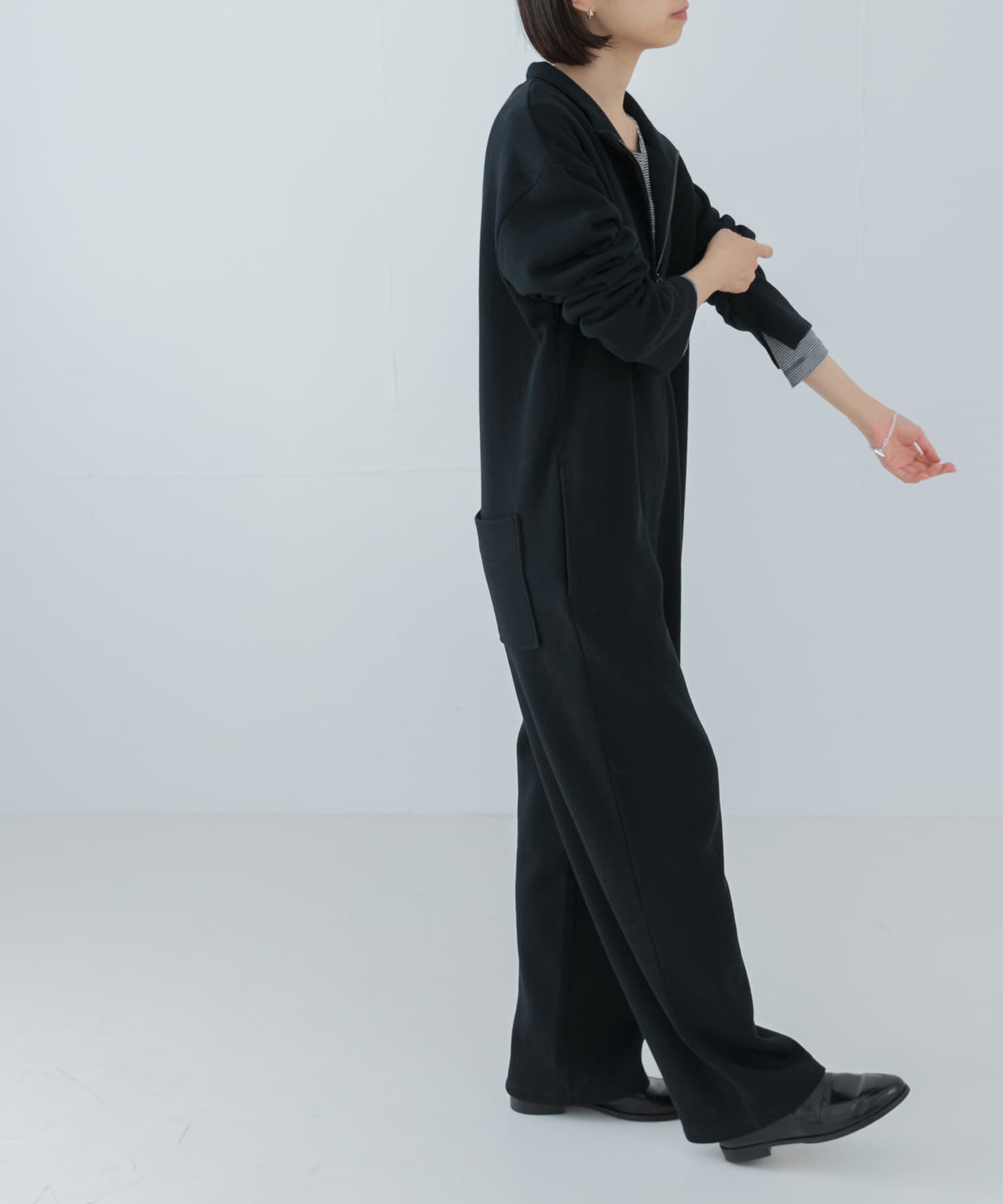 URBAN RESEARCH「ハーフジップジャンプスーツ」|スカート|