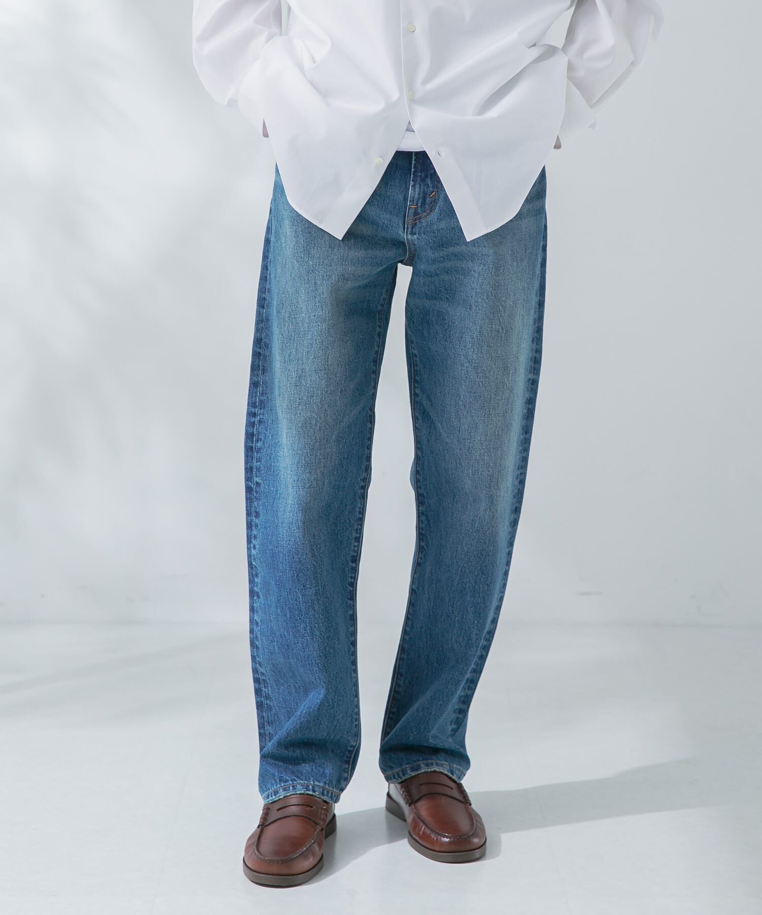 URBAN RESEARCH「DENIM STRAIGHT PANTS」|デニム|インディゴブルー