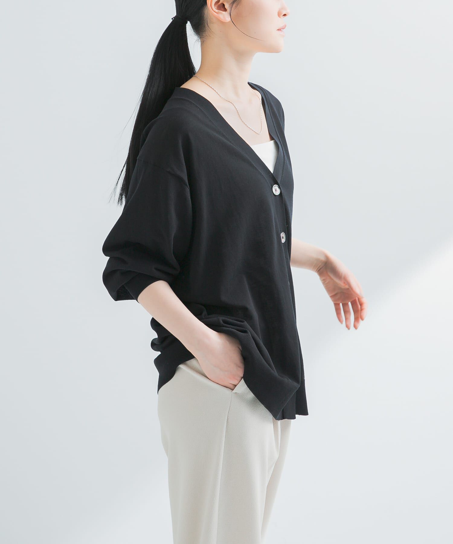 URBAN RESEARCH「UVカット加工カーディガン」|カーディガン|