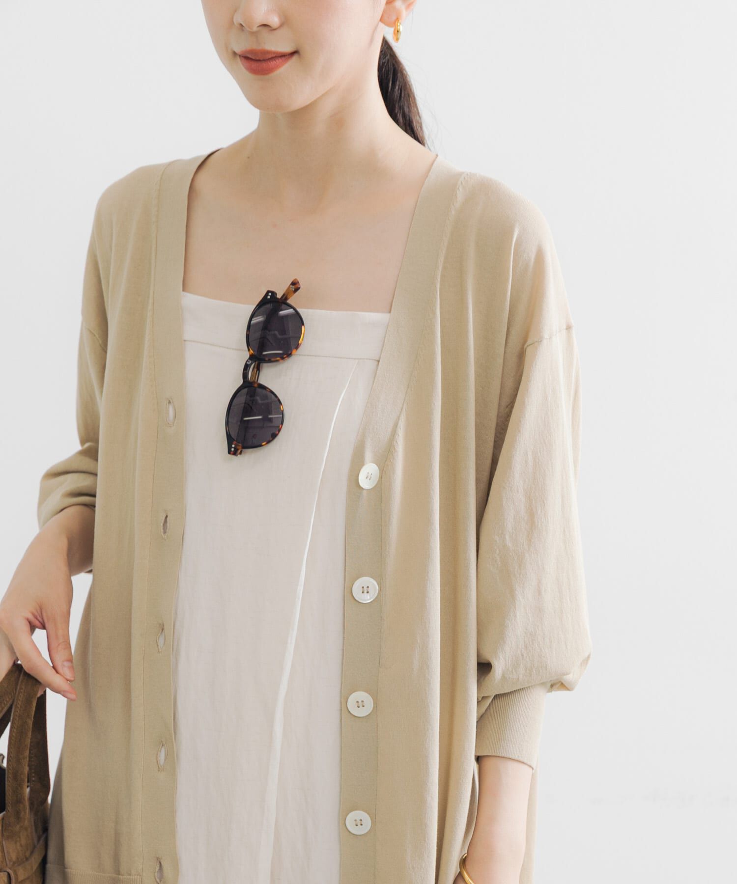 URBAN RESEARCH「UVカット加工カーディガン」|カーディガン|