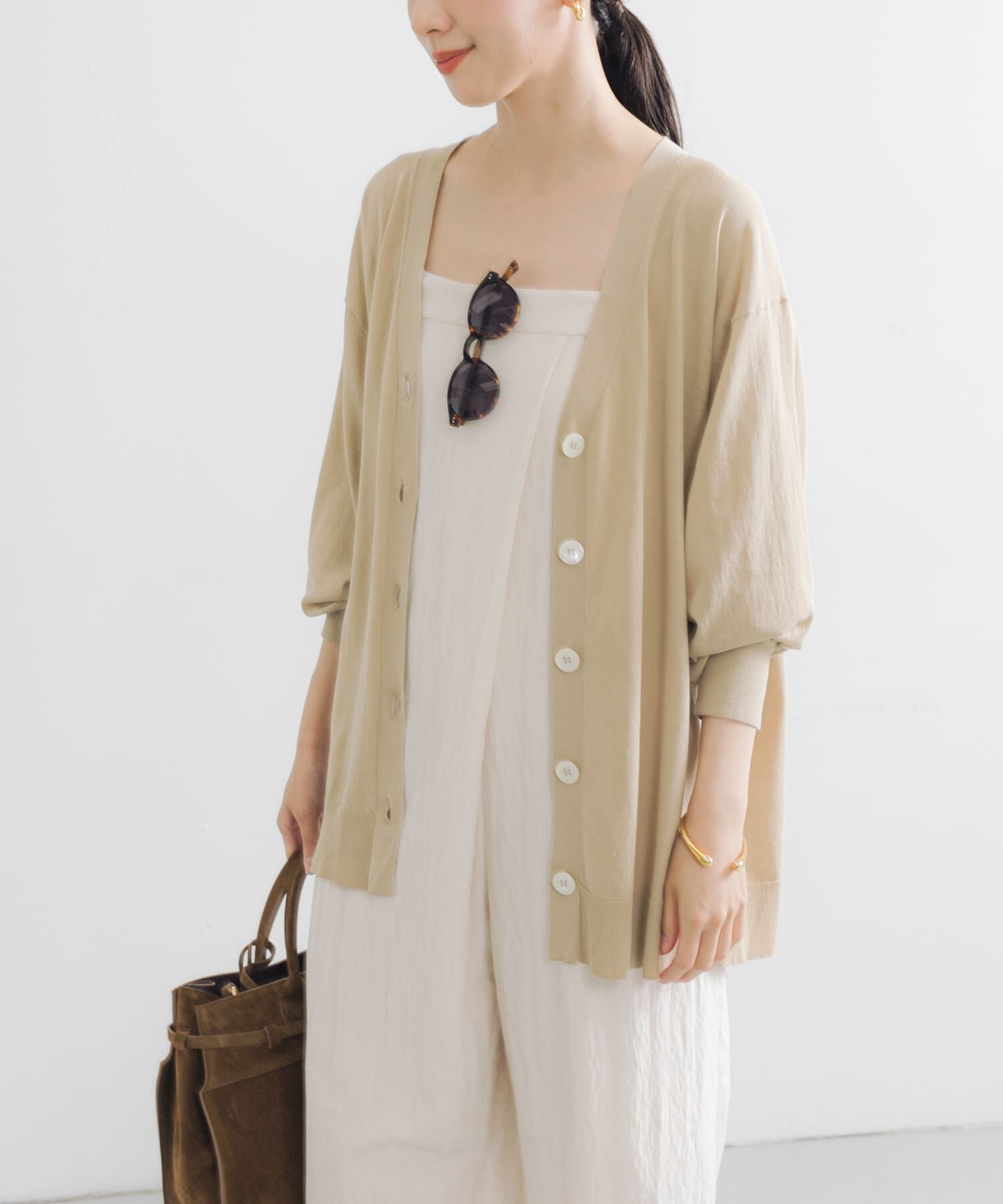 URBAN RESEARCH「UVカット加工カーディガン」|カーディガン|