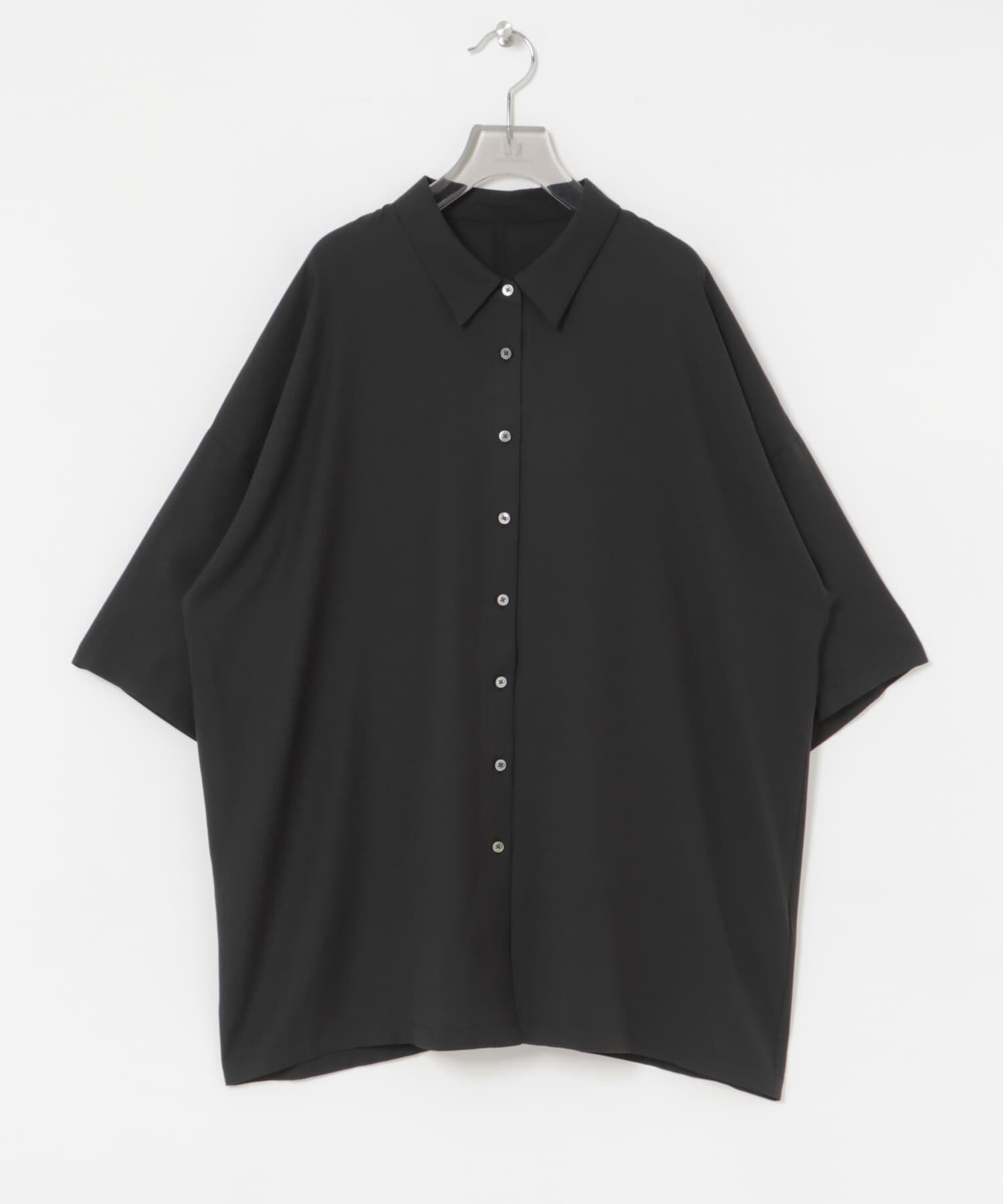 URBAN RESEARCH「ハーフスリーブシアーワイドシャツ」|シャツ・ブラウス|