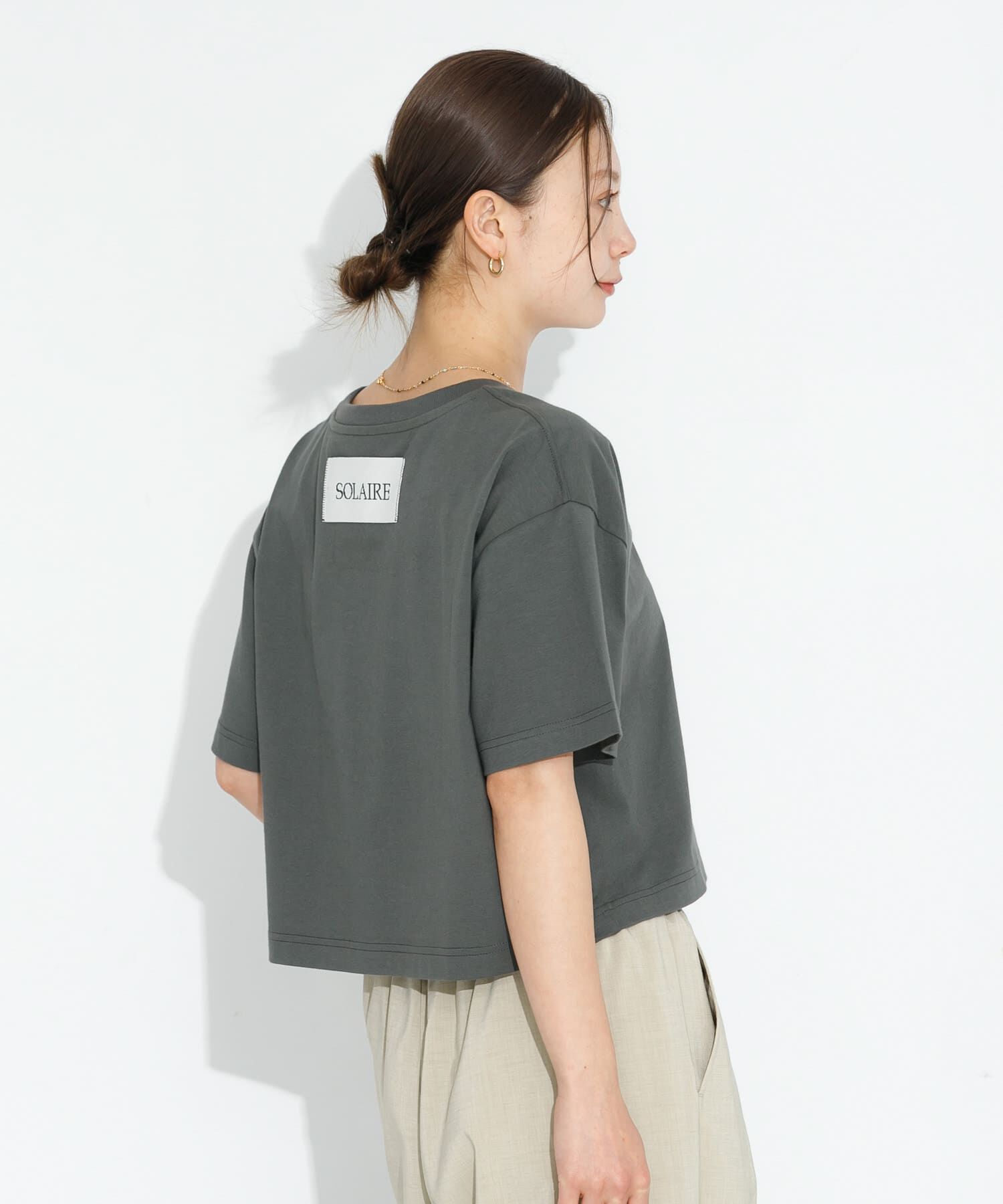 Sonny Label 「SHELTECH クロップドTシャツ」|Tシャツ・カットソー|