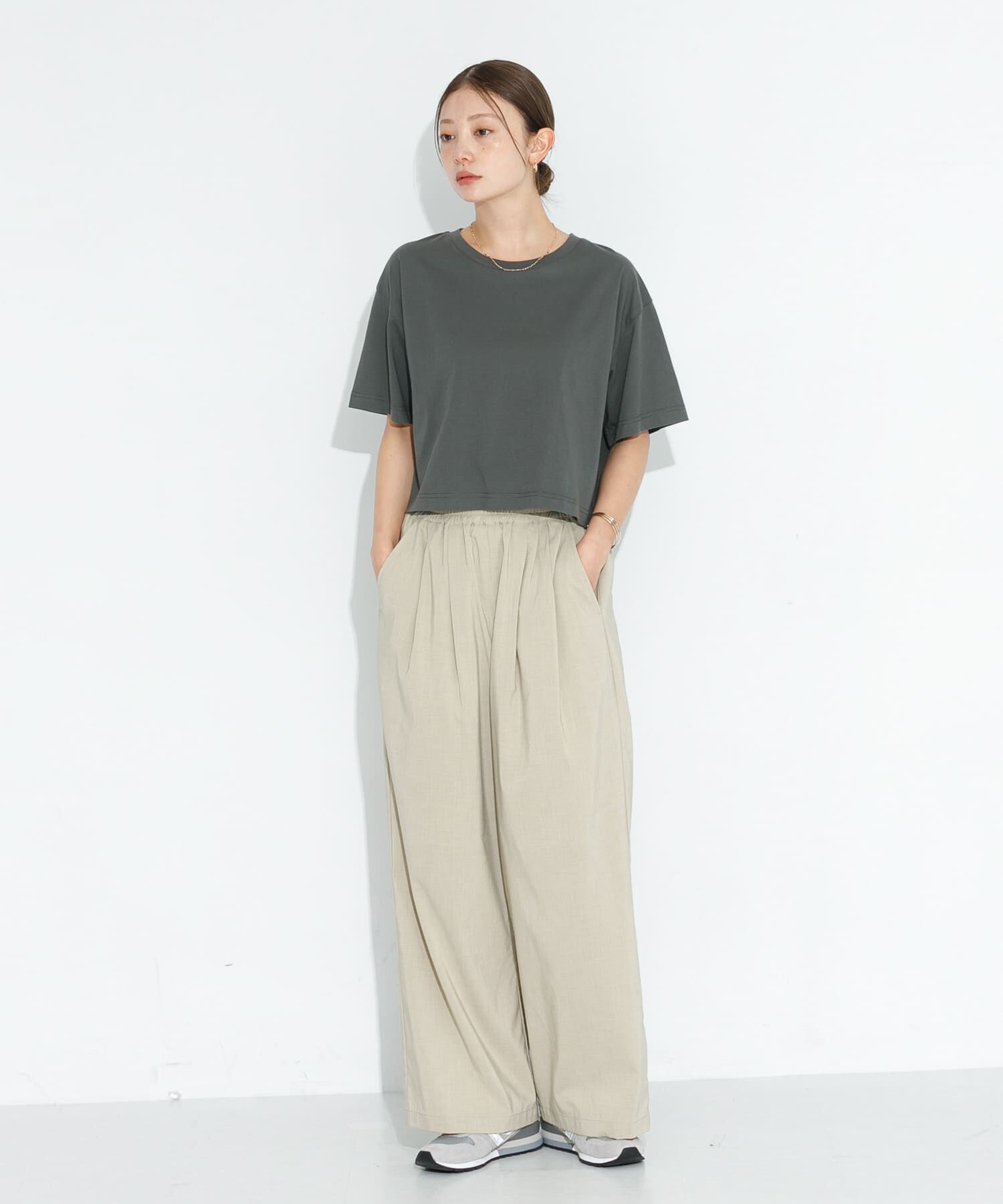 Sonny Label 「SHELTECH クロップドTシャツ」|Tシャツ・カットソー|