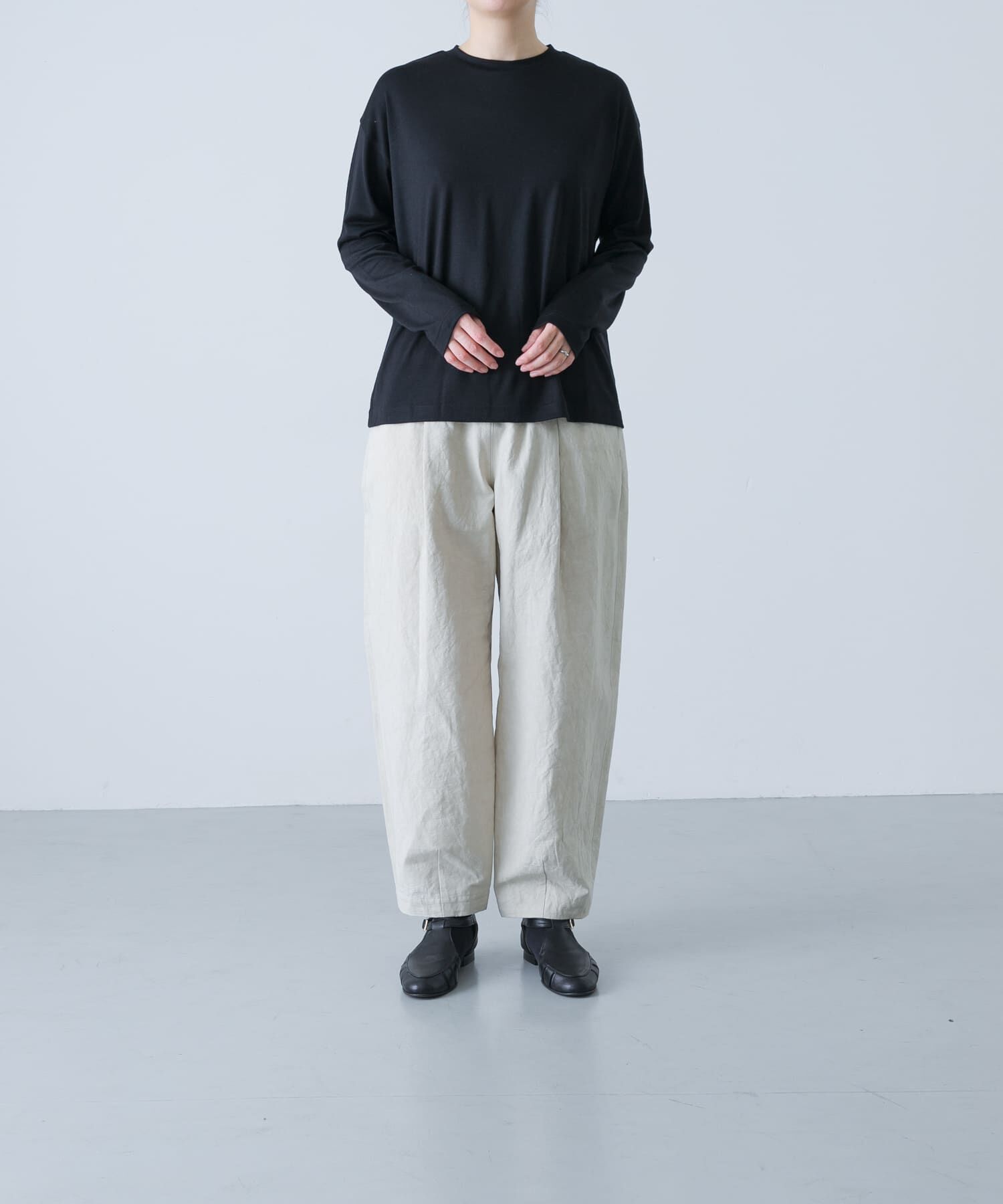 かぐれ「ウォッシャブルウールプルオーバー」|Tシャツ・カットソー|