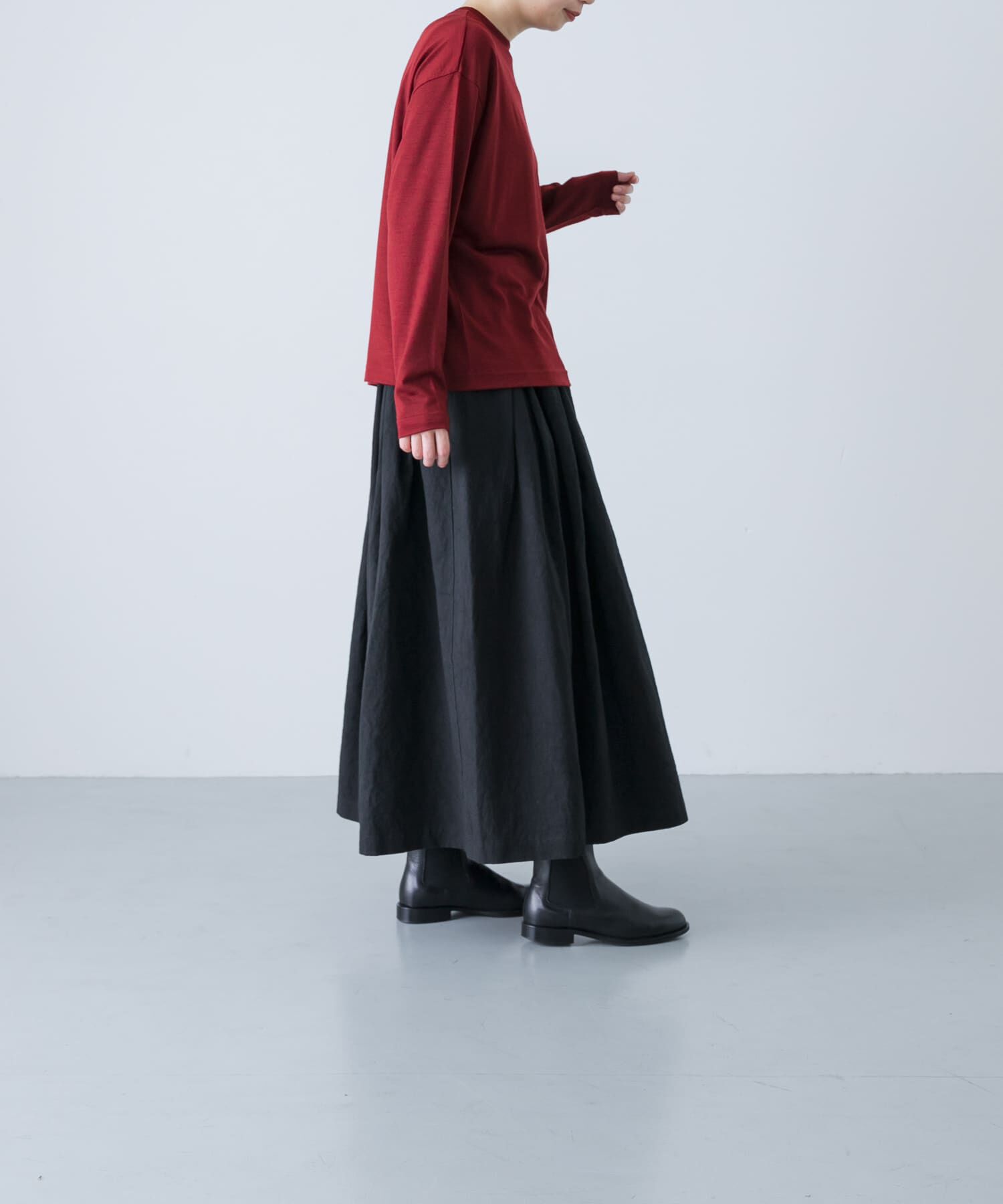 かぐれ「ウォッシャブルウールプルオーバー」|Tシャツ・カットソー|