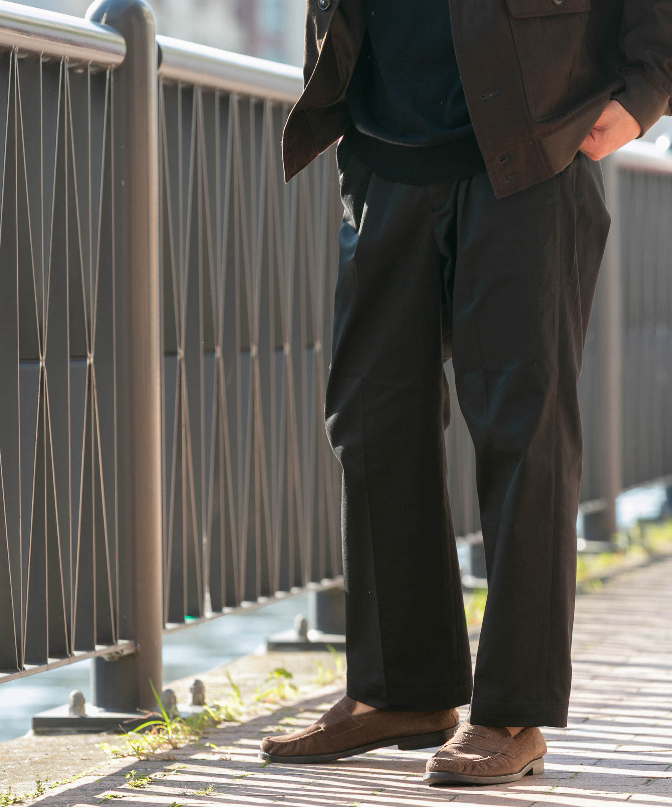 URBAN RESEARCH ROSSO「『XLサイズあり』ストレッチチノ1タックワイドスラックス」|その他|