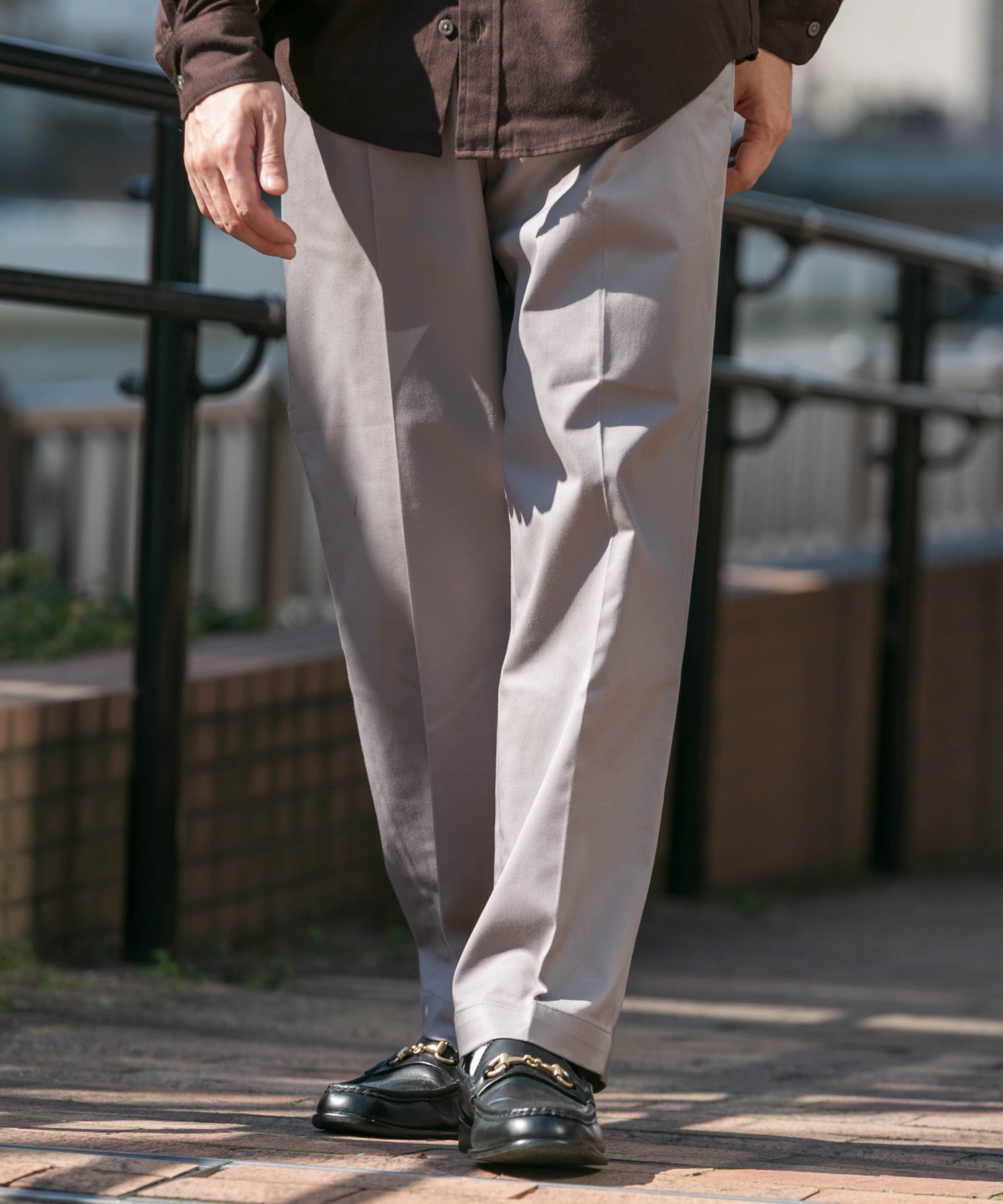 URBAN RESEARCH ROSSO「『XLサイズあり』ストレッチチノ1タックワイドスラックス」|その他|