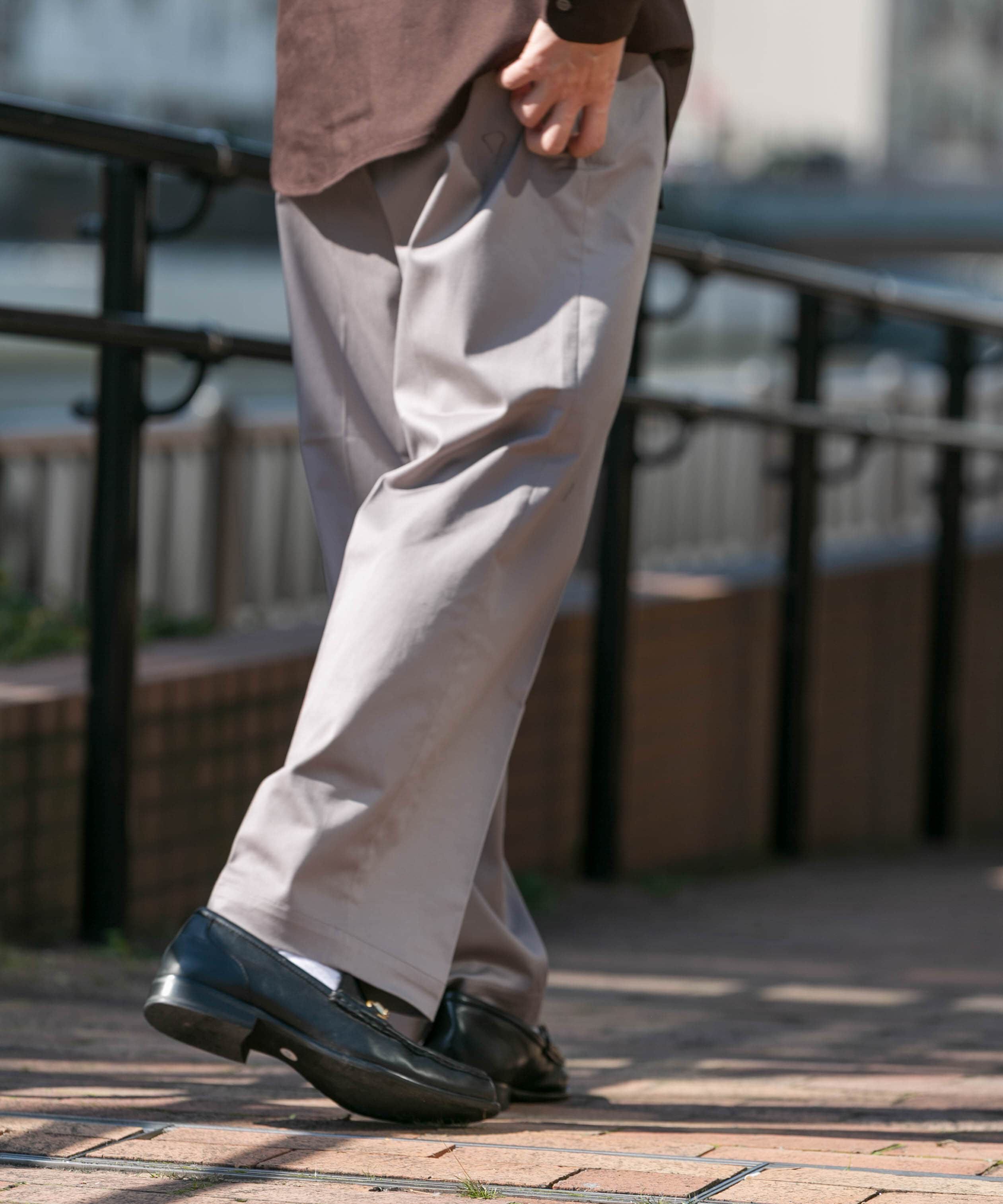 URBAN RESEARCH ROSSO「『XLサイズあり』ストレッチチノ1タックワイドスラックス」|その他|