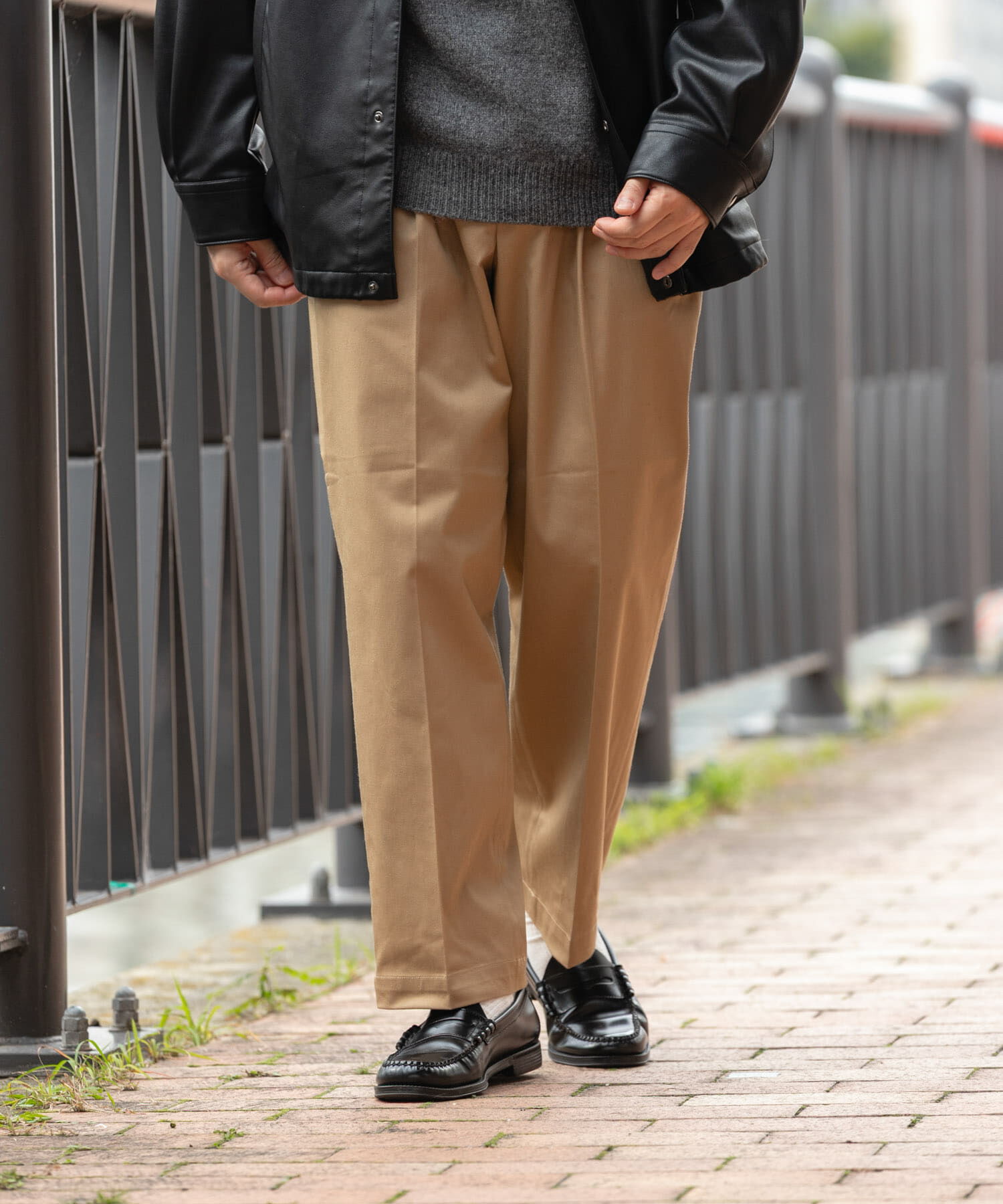 URBAN RESEARCH ROSSO「『XLサイズあり』ストレッチチノ1タックワイドスラックス」|その他|