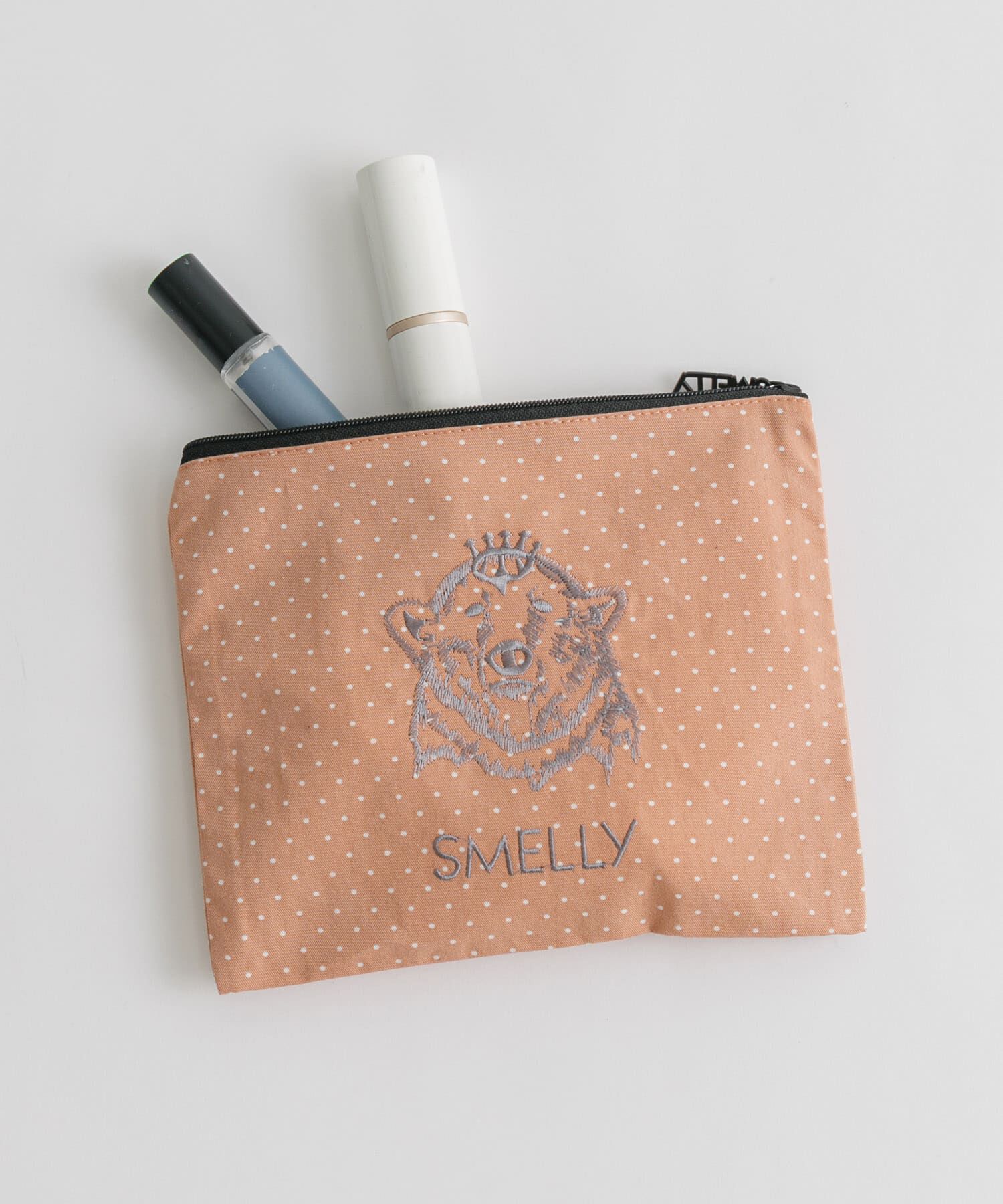 SMELLY「MELLYポーチM」|ポーチ|ドット