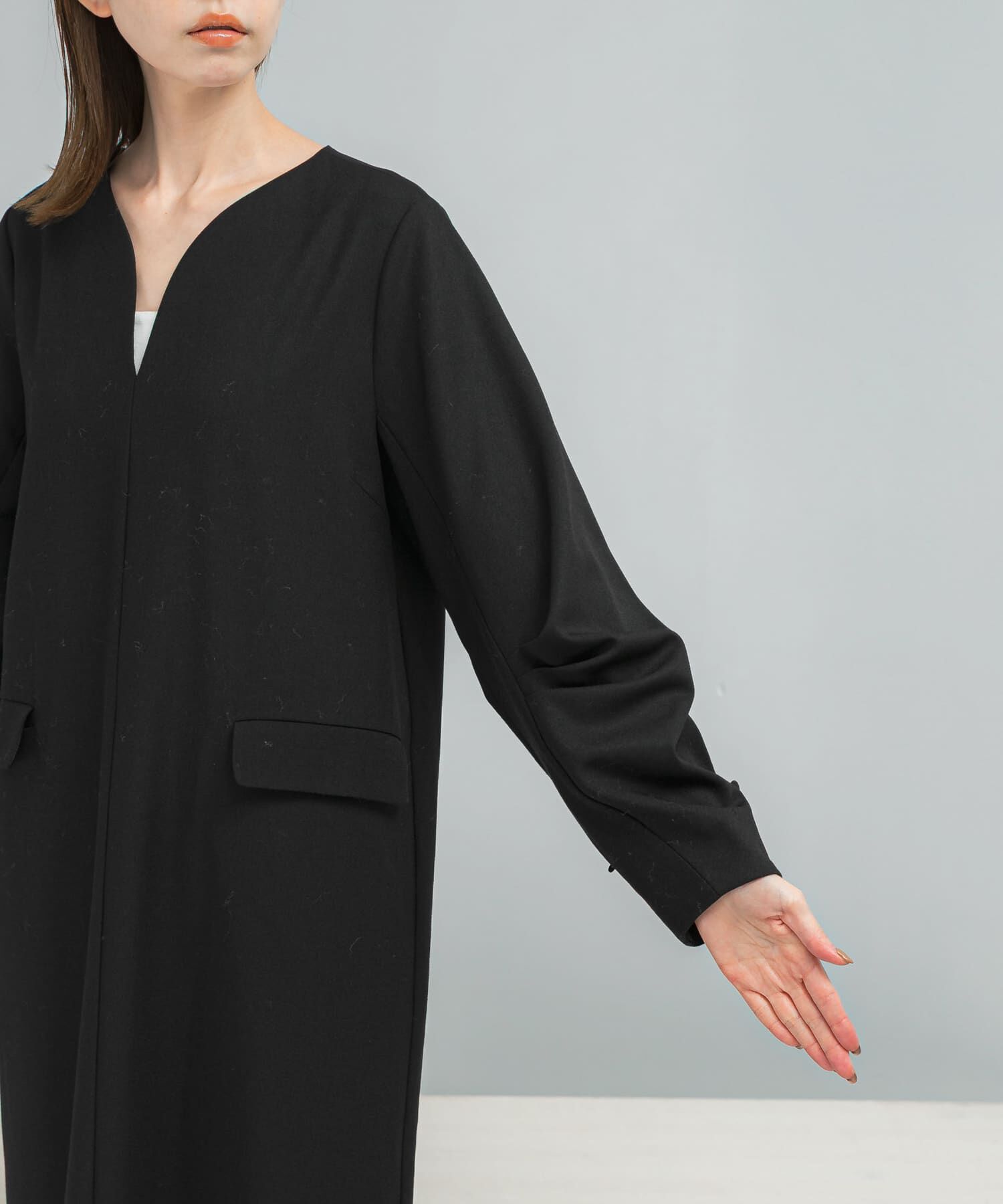 URBAN RESEARCH ROSSO「タックスリーブストレートワンピース」|ワンピース|