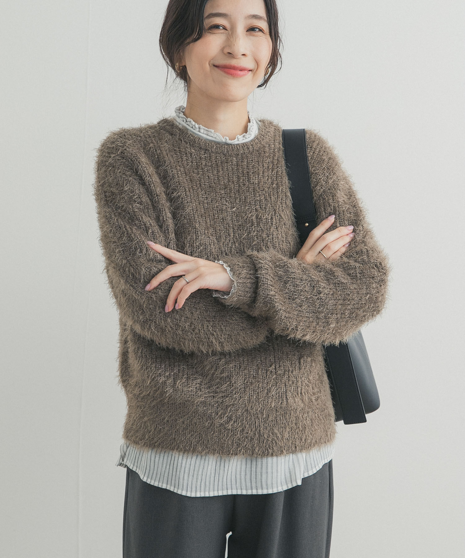 URBAN RESEARCH DOORS「シャギーニット」|ニット・セーター|