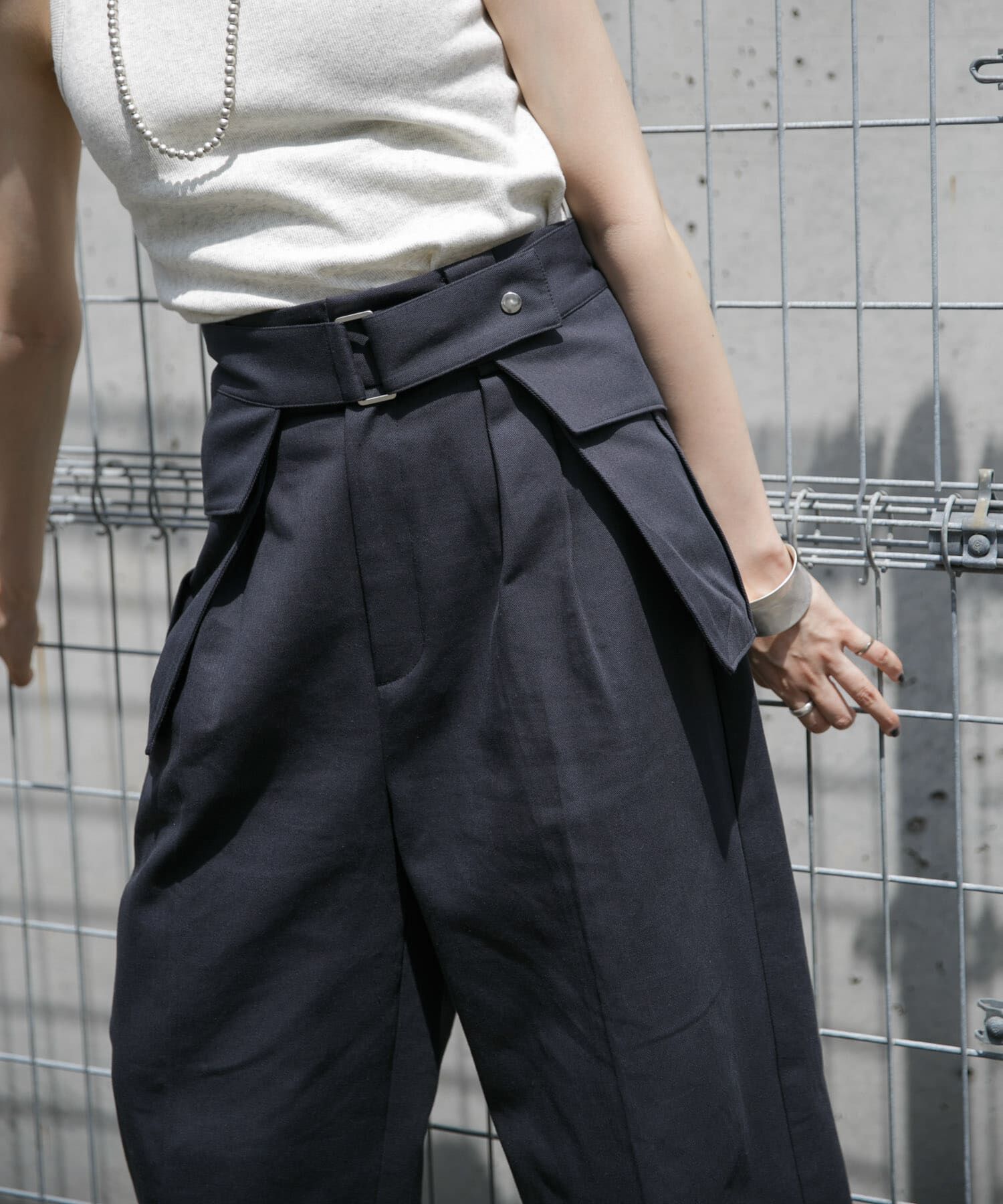  「ポケットベルトSETチュールスカート」|スカート|