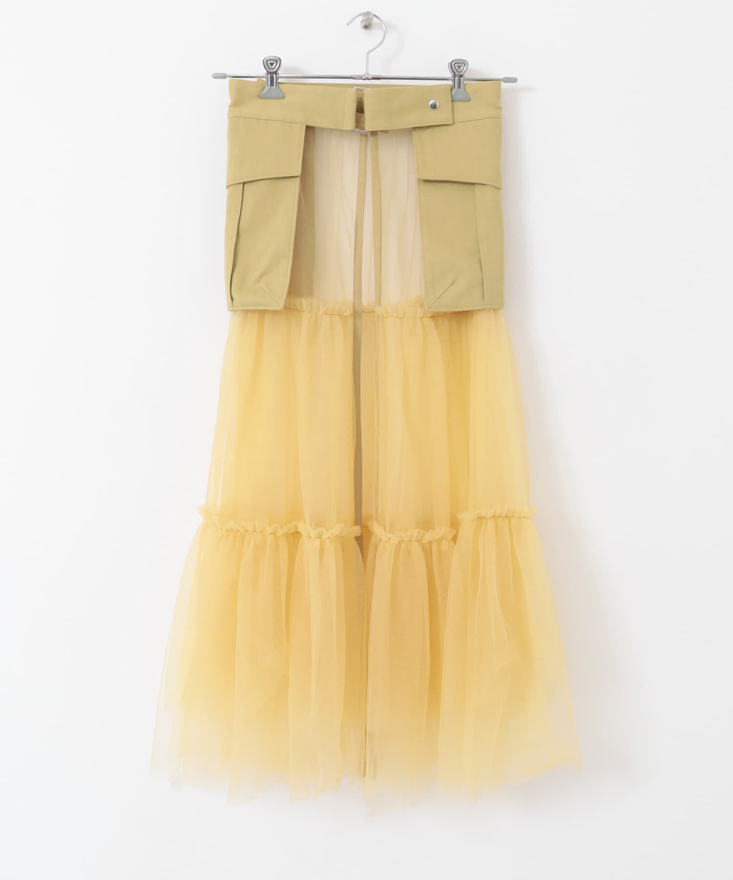  「ポケットベルトSETチュールスカート」|スカート|
