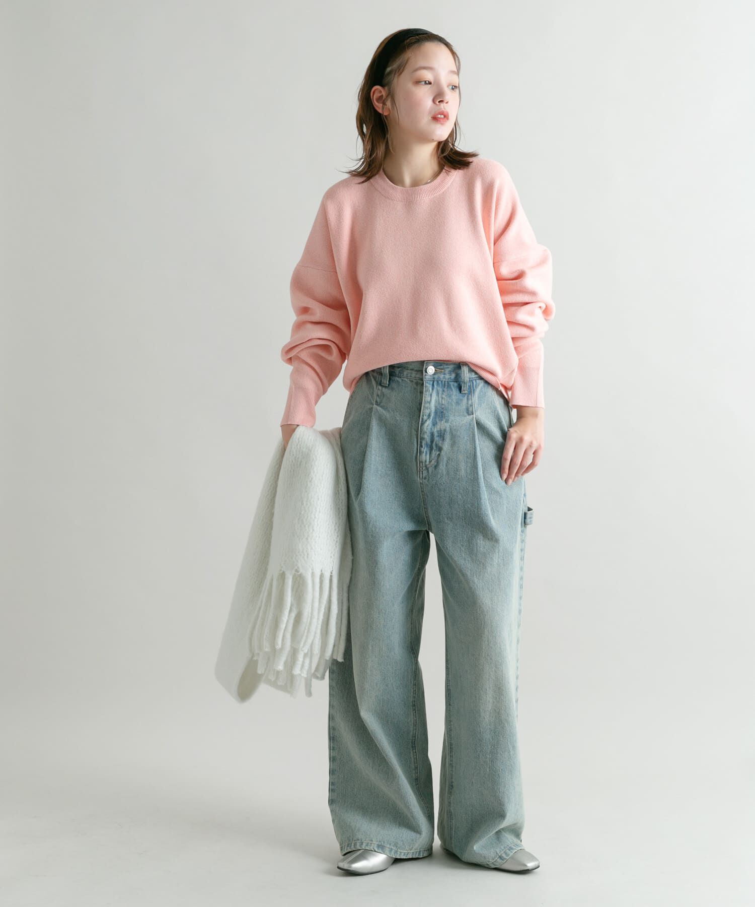  「ビッグフリンジマフラー」|マフラー|