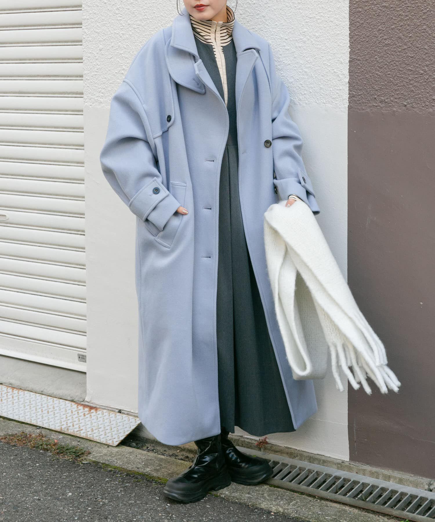  「ビッグフリンジマフラー」|マフラー|