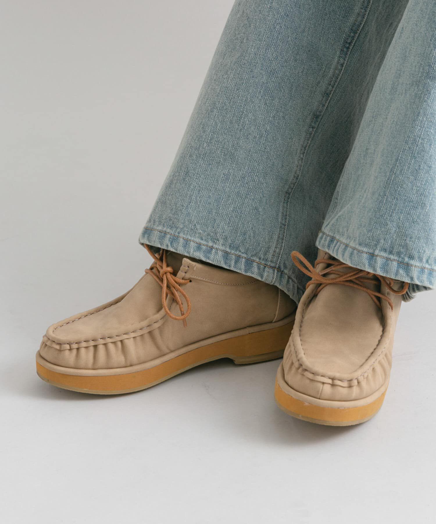  「モカシンデザインシューズ」|その他|ベージュ