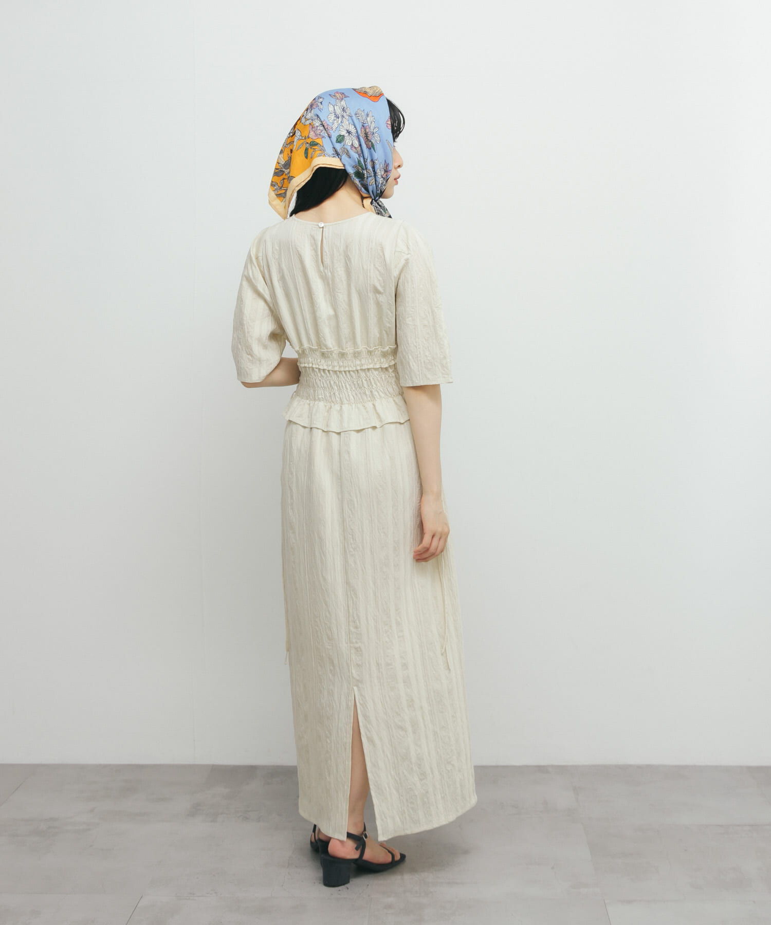  「フリルシャーリングドッキングワンピース」|ワンピース|