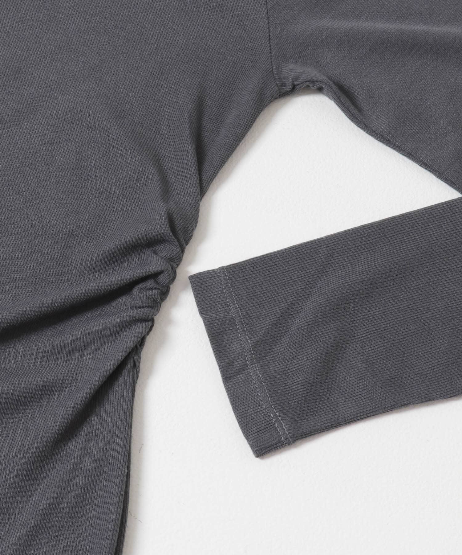  「シアーリブデザインカットソー」|Tシャツ・カットソー|