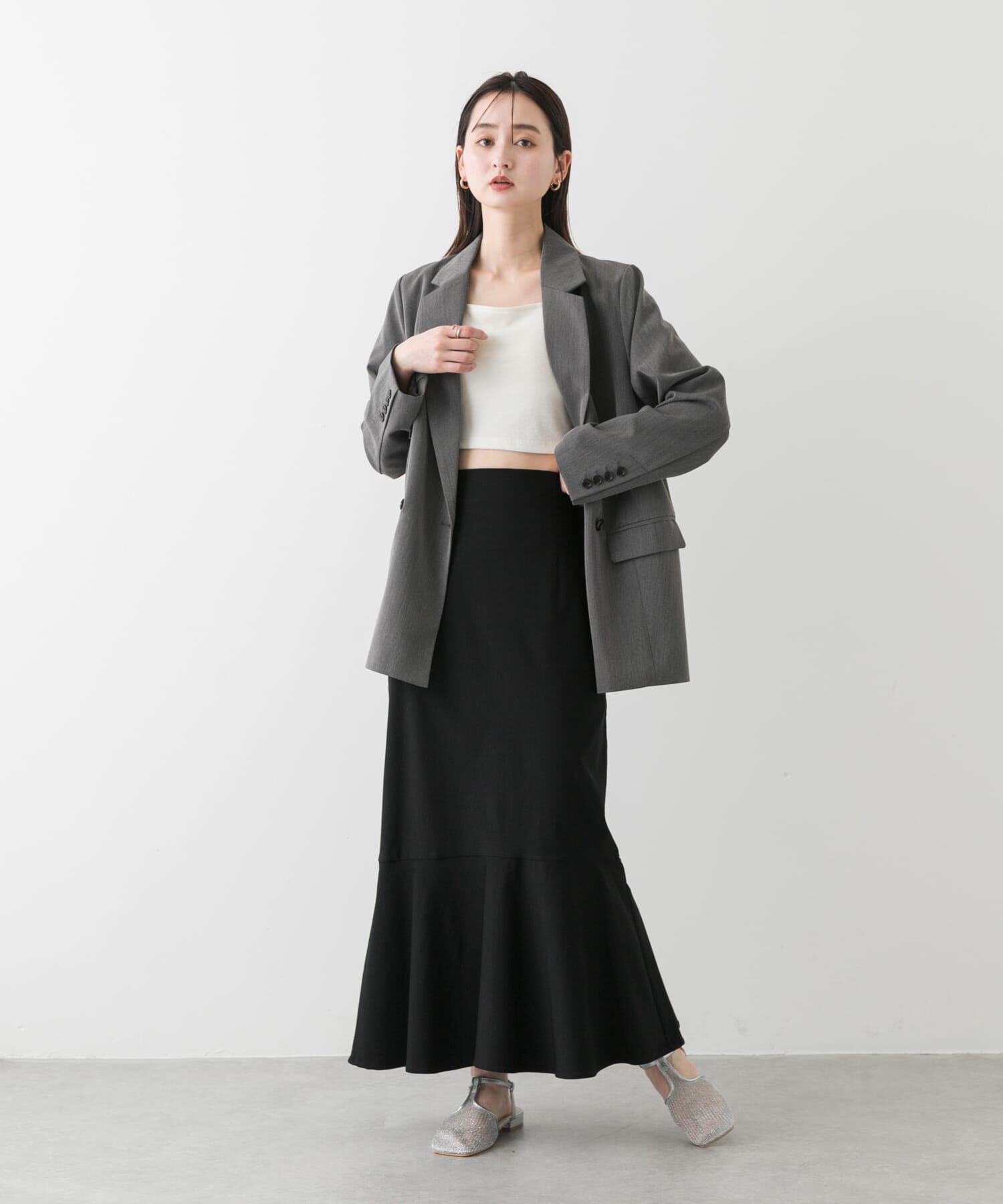 SENSE OF PLACE by URBAN RESEARCH「『WEB/一部店舗限定サイズ』ストレッチハイウエストマーメイドスカート」|スカート|