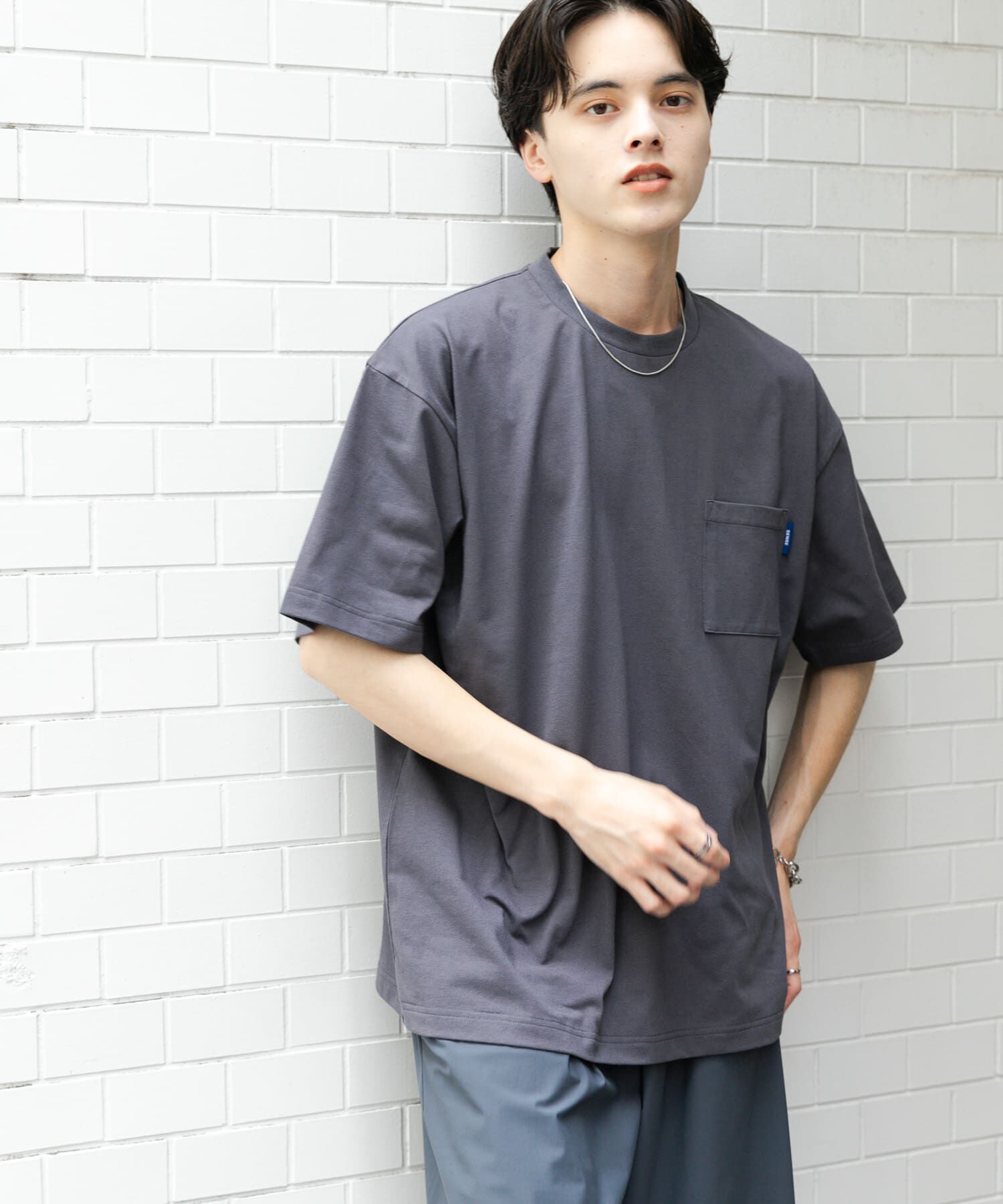 SENSE OF PLACE by URBAN RESEARCH「『UR TECH ひやサラクール』リラックスポケTシャツ」|Tシャツ・カットソー|