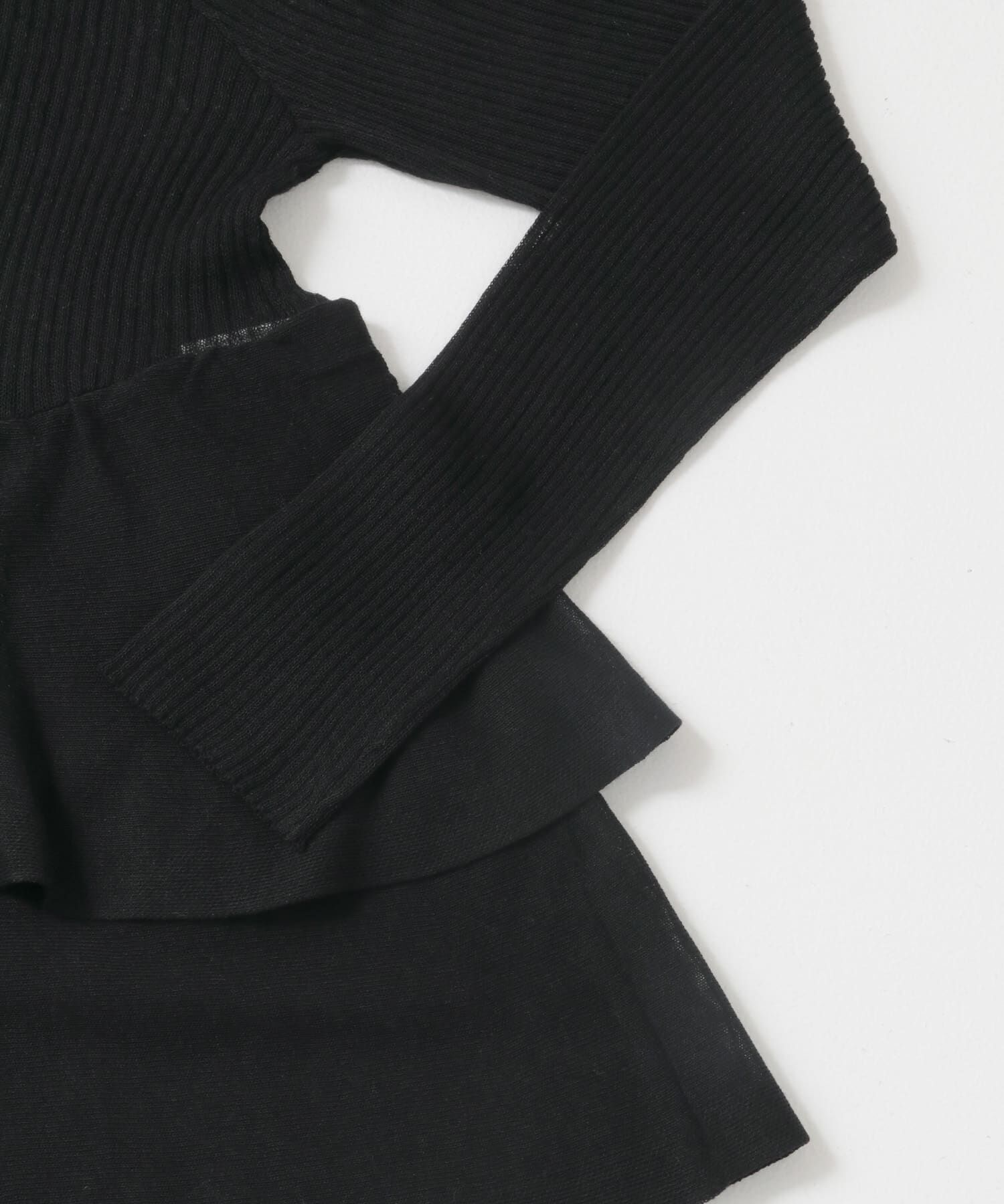 SENSE OF PLACE by URBAN RESEARCH「シアーペプラムカーディガン」|カーディガン|