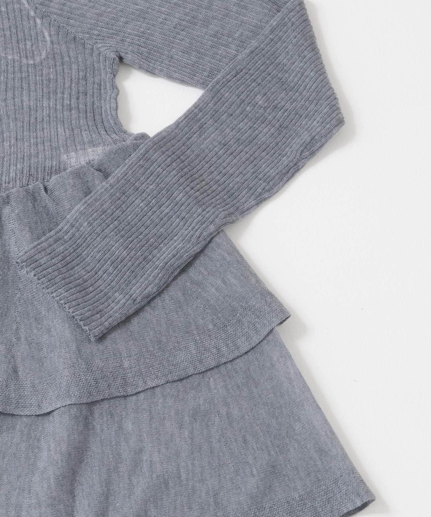 SENSE OF PLACE by URBAN RESEARCH「シアーペプラムカーディガン」|カーディガン|