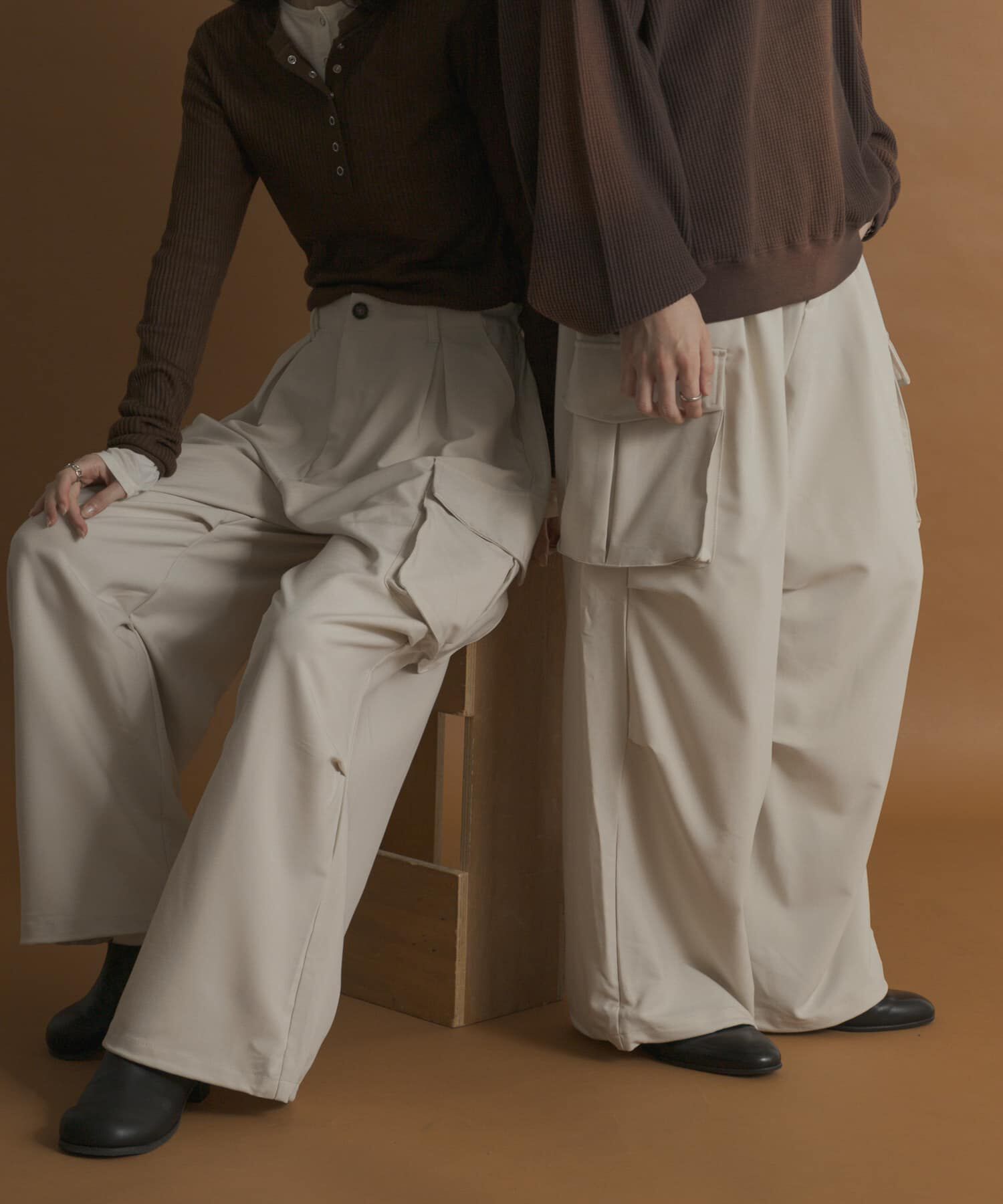 SENSE OF PLACE by URBAN RESEARCH「『ユニセックス』ワイドカーゴパンツ」|その他|