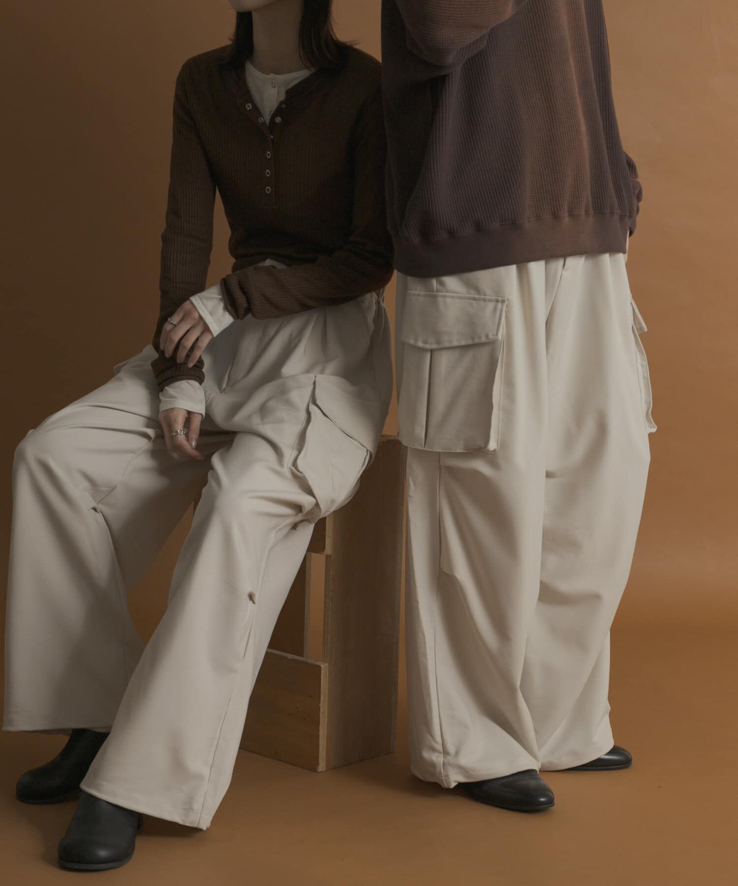 SENSE OF PLACE by URBAN RESEARCH「『ユニセックス』ワイドカーゴパンツ」|その他|