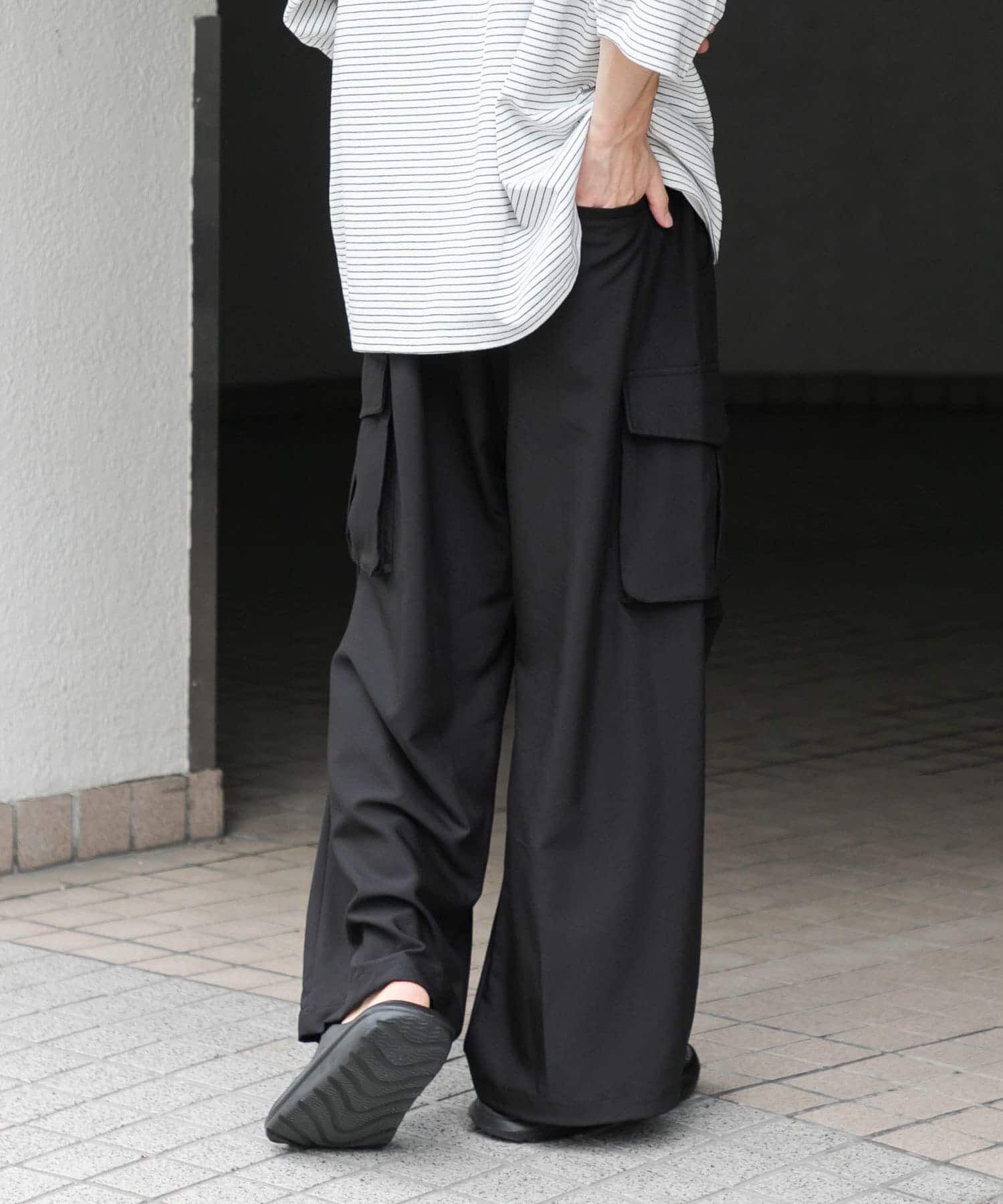 SENSE OF PLACE by URBAN RESEARCH「『ユニセックス』ワイドカーゴパンツ」|その他|