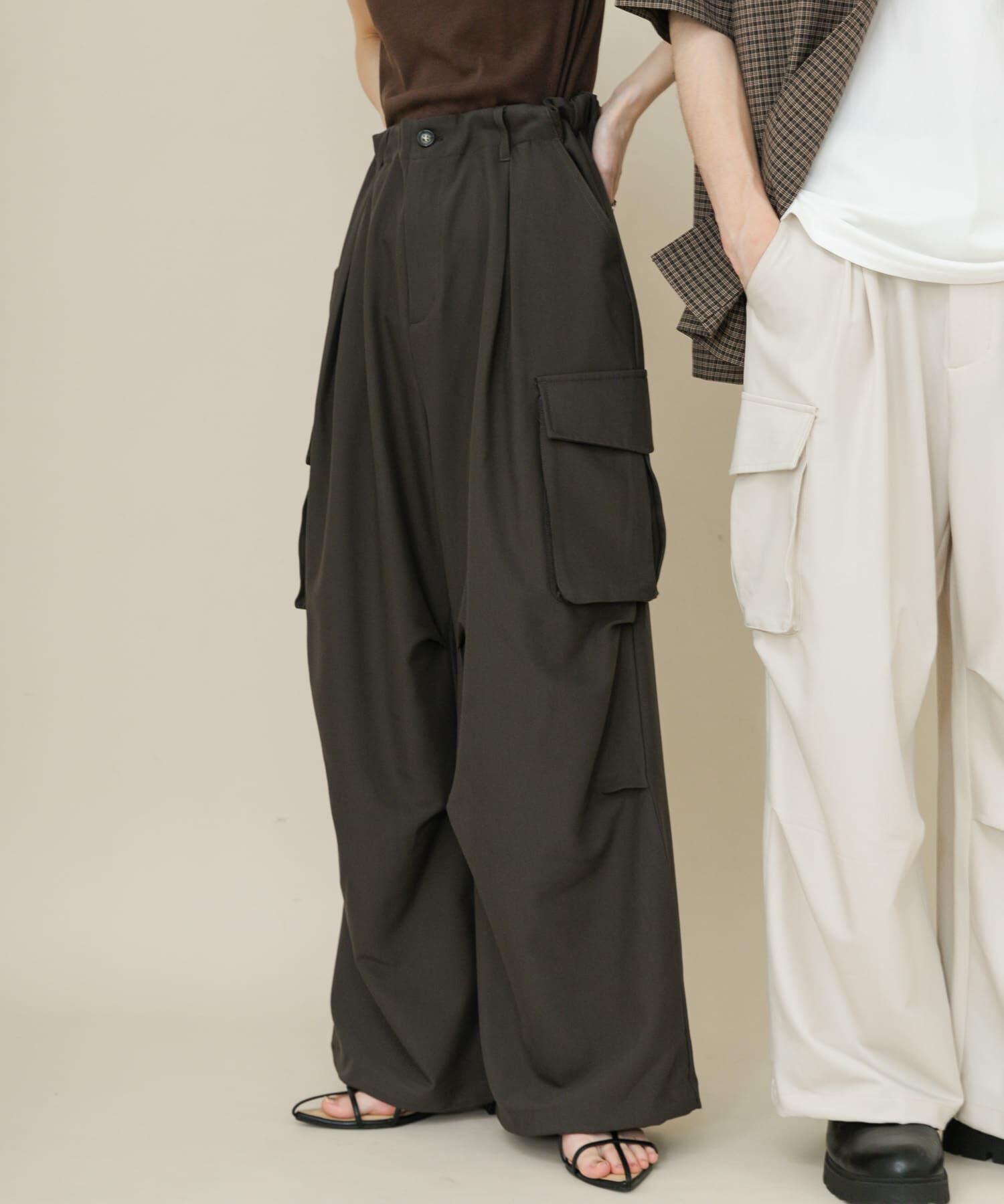 SENSE OF PLACE by URBAN RESEARCH「『ユニセックス』ワイドカーゴパンツ」|その他|