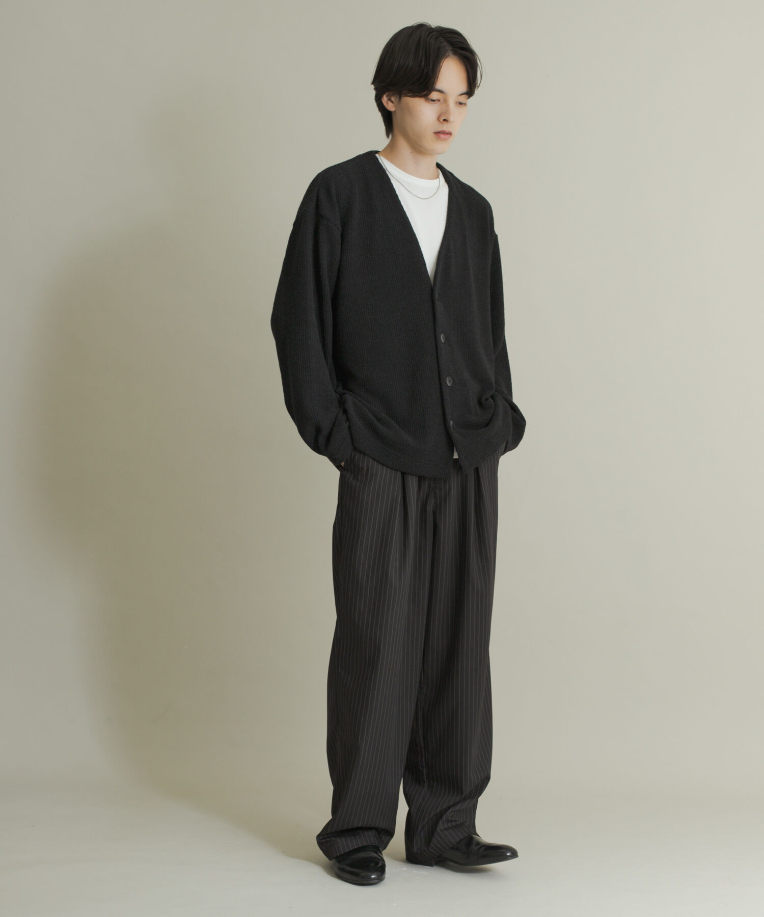 SENSE OF PLACE by URBAN RESEARCH「ウールタッチジャージカーディガン」|カーディガン|