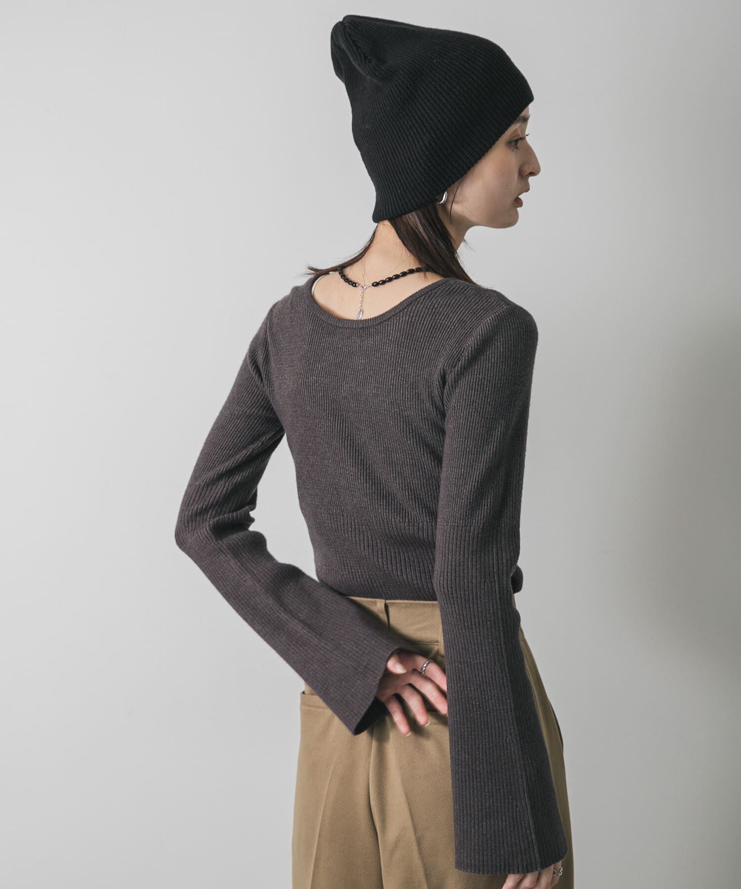 SENSE OF PLACE by URBAN RESEARCH「『WEB限定』2WAYストレッチラウンドネックセーター」|ニット・セーター|