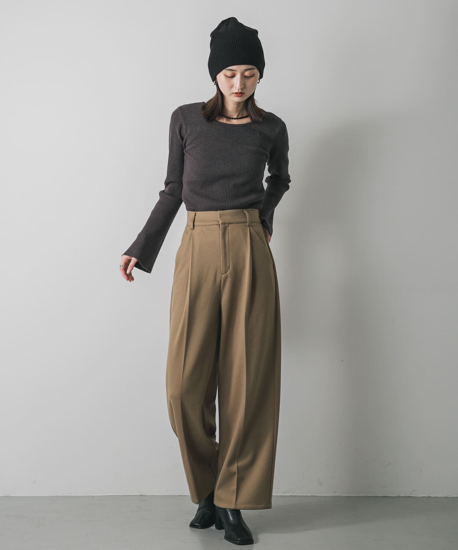 SENSE OF PLACE by URBAN RESEARCH「『WEB限定』2WAYストレッチラウンドネックセーター」|ニット・セーター|