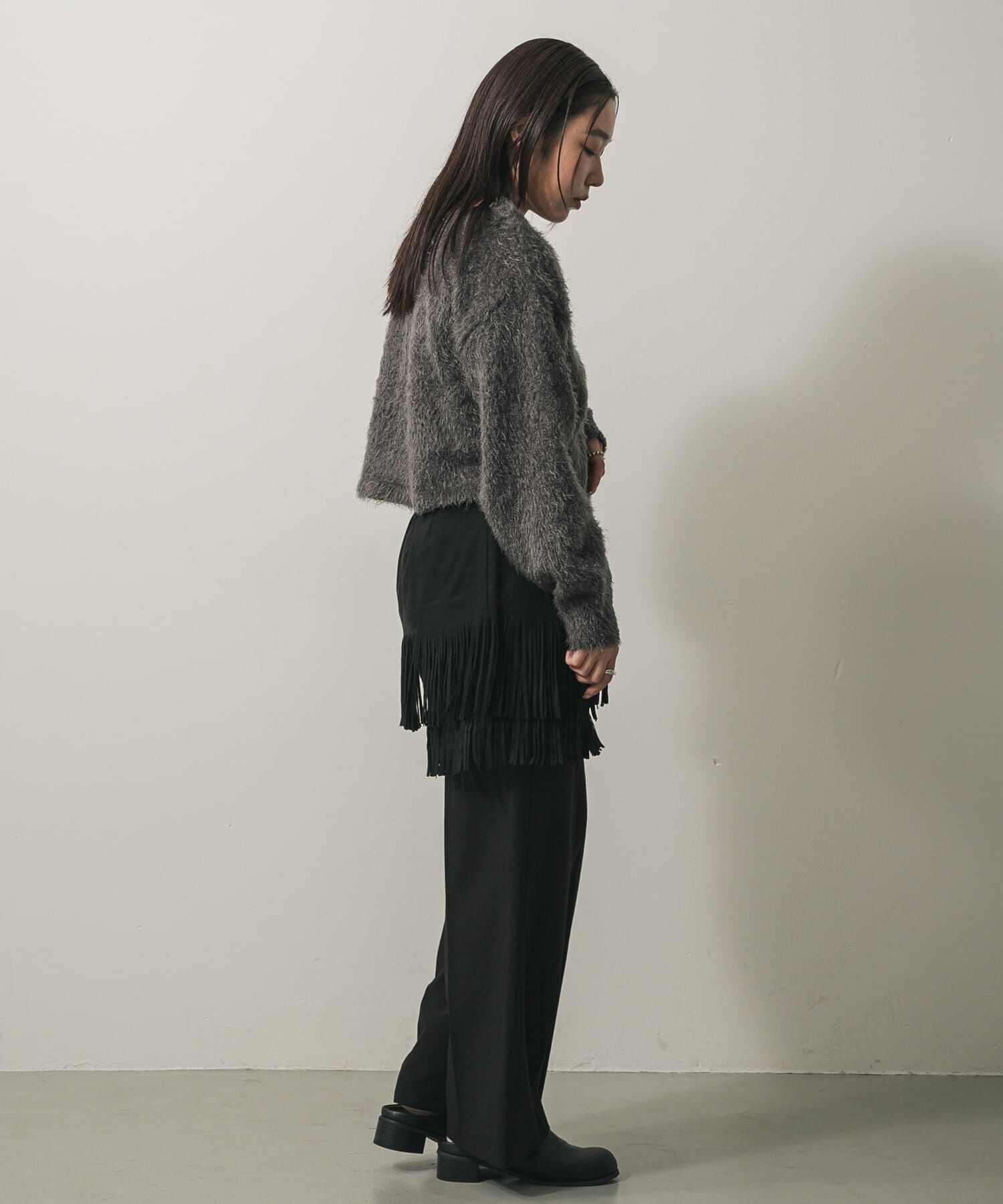 SENSE OF PLACE by URBAN RESEARCH「クロップドシャギーセーター」|ニット・セーター|