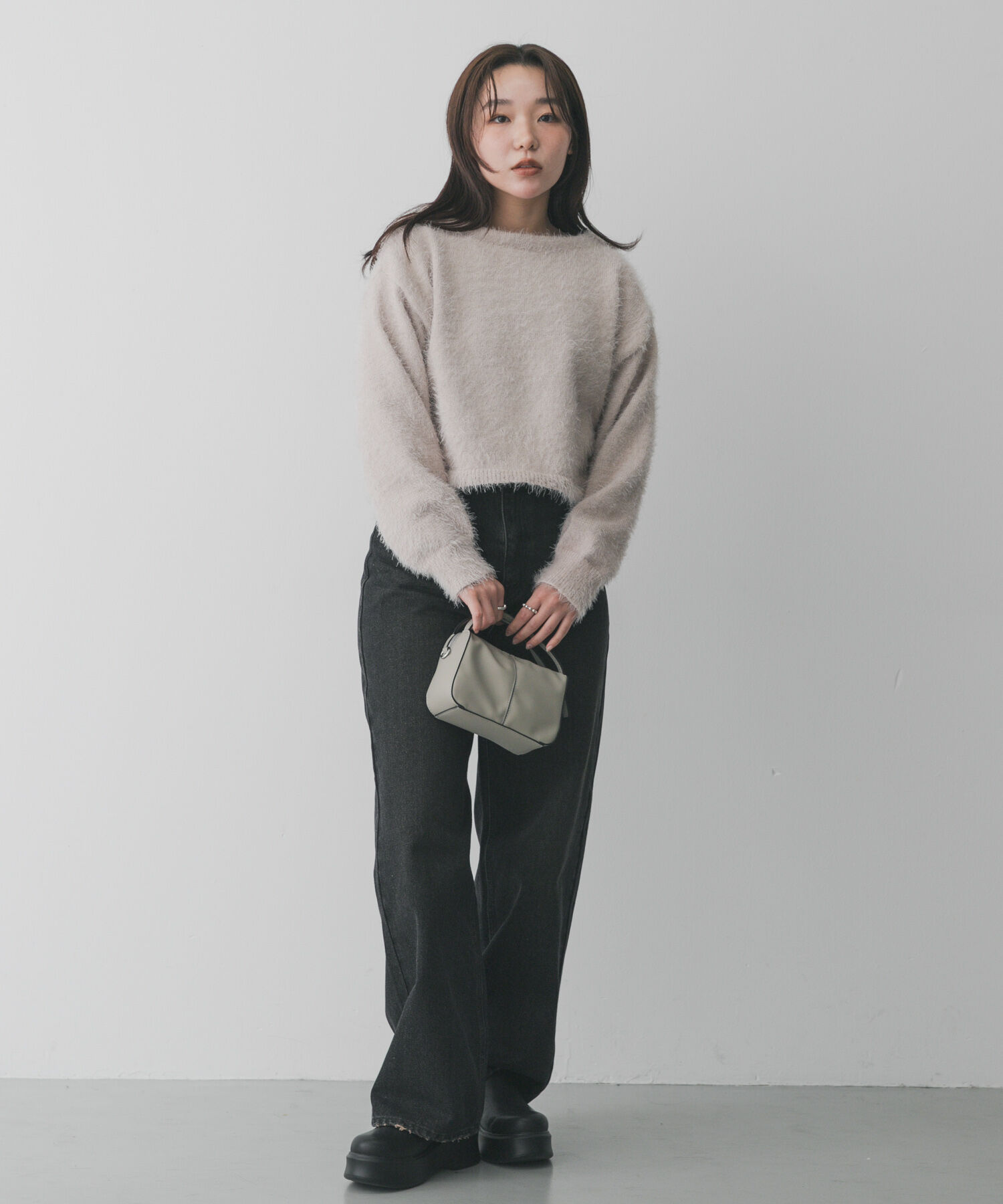 SENSE OF PLACE by URBAN RESEARCH「クロップドシャギーセーター」|ニット・セーター|