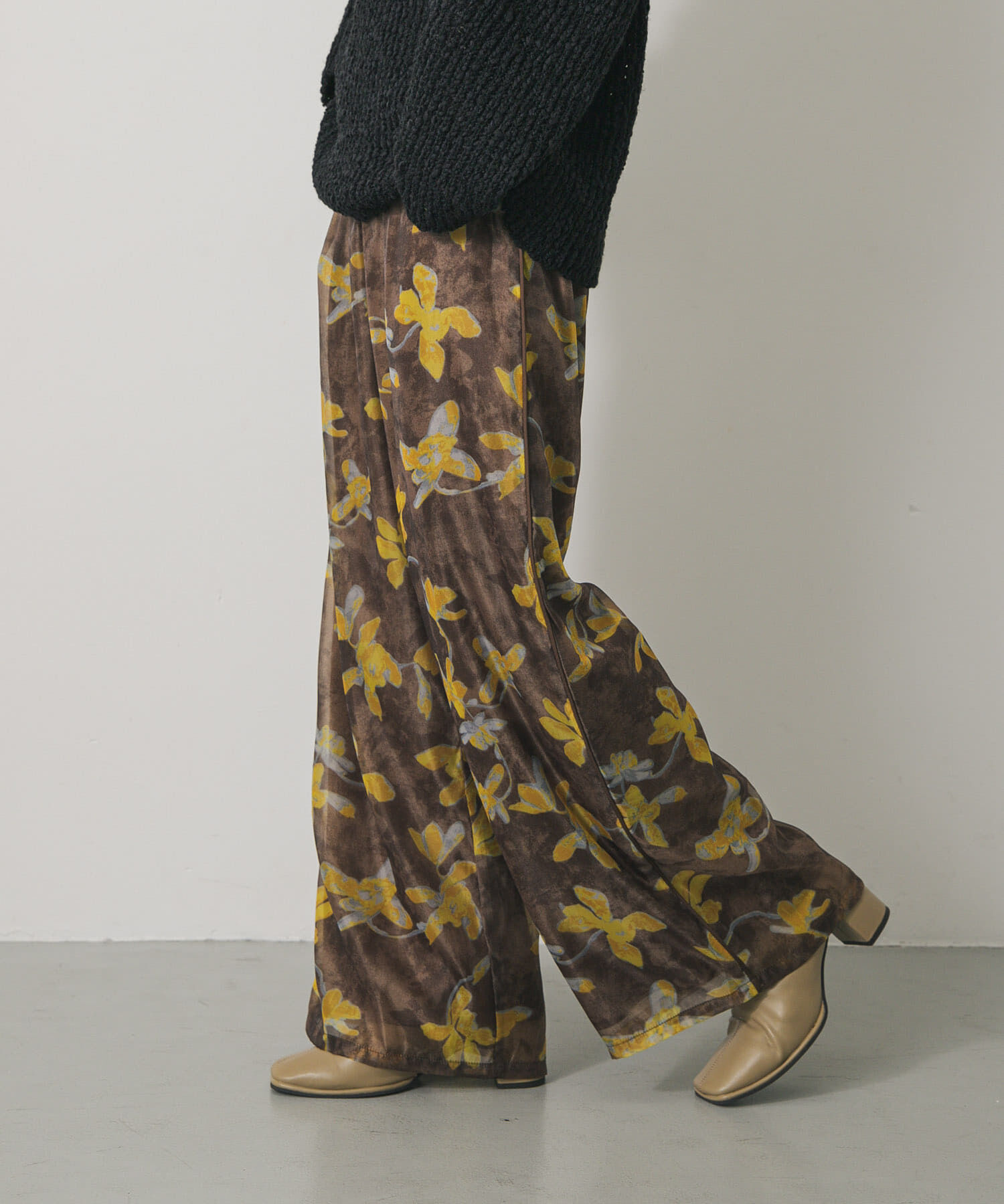 SENSE OF PLACE by URBAN RESEARCH「フラワープリントオーガンジーパンツ」|その他|