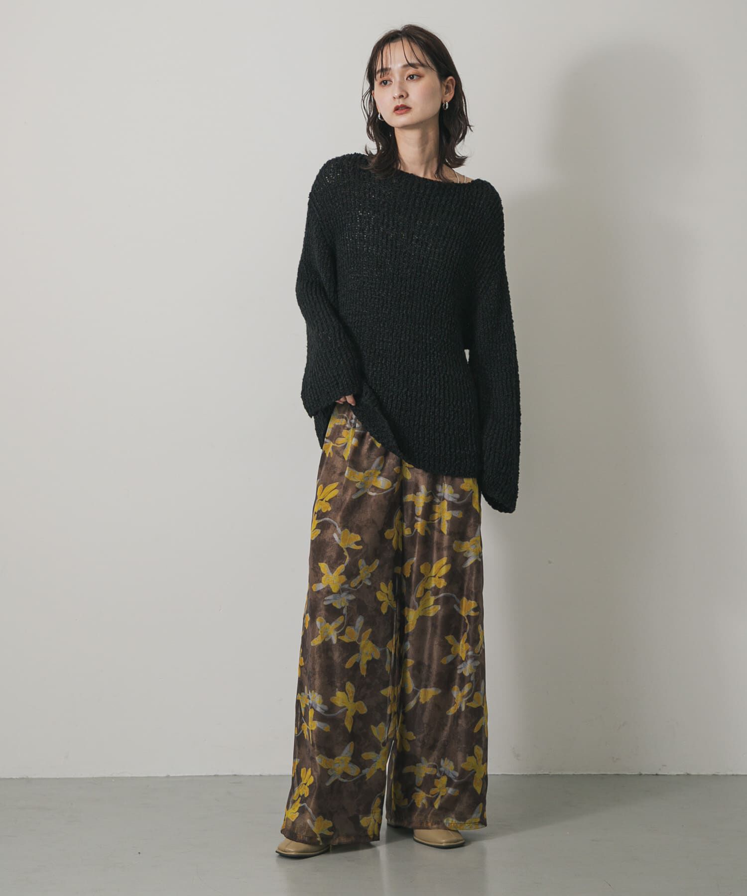 SENSE OF PLACE by URBAN RESEARCH「フラワープリントオーガンジーパンツ」|その他|