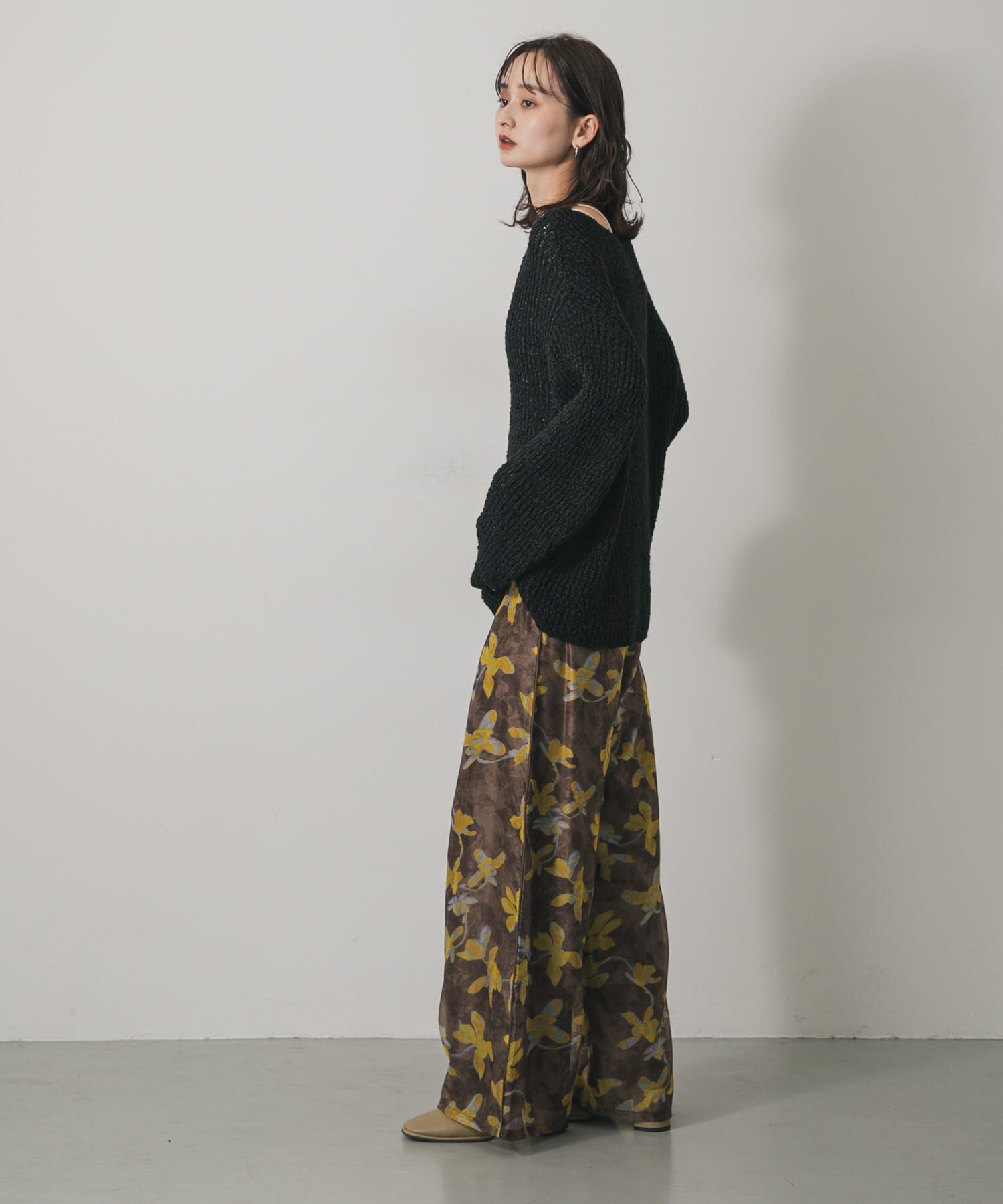 SENSE OF PLACE by URBAN RESEARCH「フラワープリントオーガンジーパンツ」|その他|