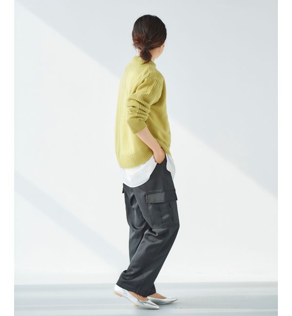  「サテンカーゴパンツ」|カーゴ|