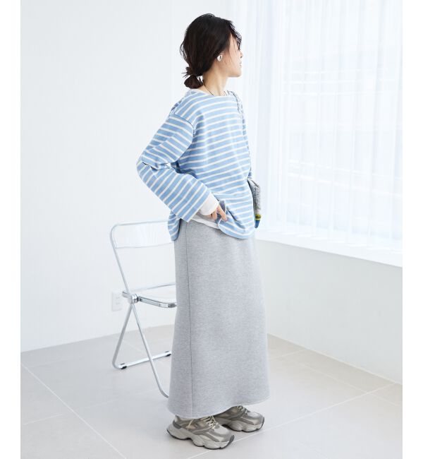 le.coeur blanc「《手洗い可能》バスクボーダーロンT」|Tシャツ・カットソー|