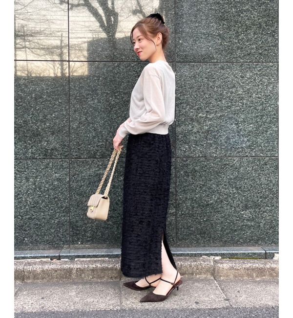  「《手洗い可能》TORRAZZO DONNAビジュー釦カーデ」|カーディガン|