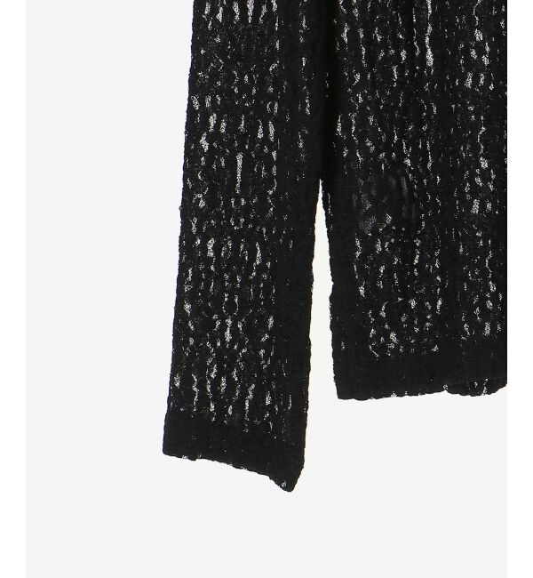  「ストレッチレースクルーネックカットソー」|Tシャツ・カットソー|