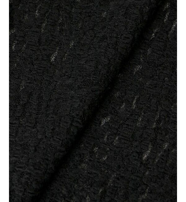  「ストレッチレースクルーネックカットソー」|Tシャツ・カットソー|