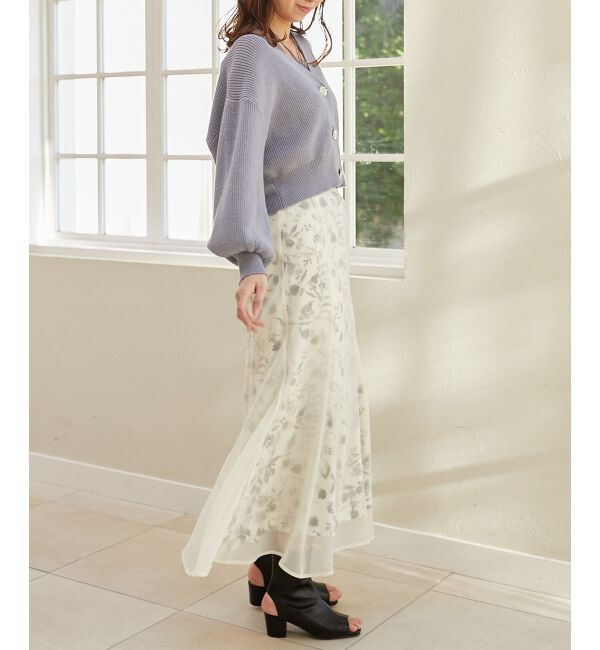 MAJESTICLEGON「シアーレイヤードマーメイドスカート」|スカート|