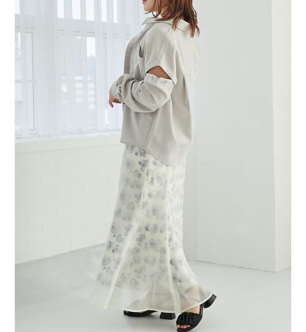 MAJESTICLEGON「シアーレイヤードマーメイドスカート」|スカート|