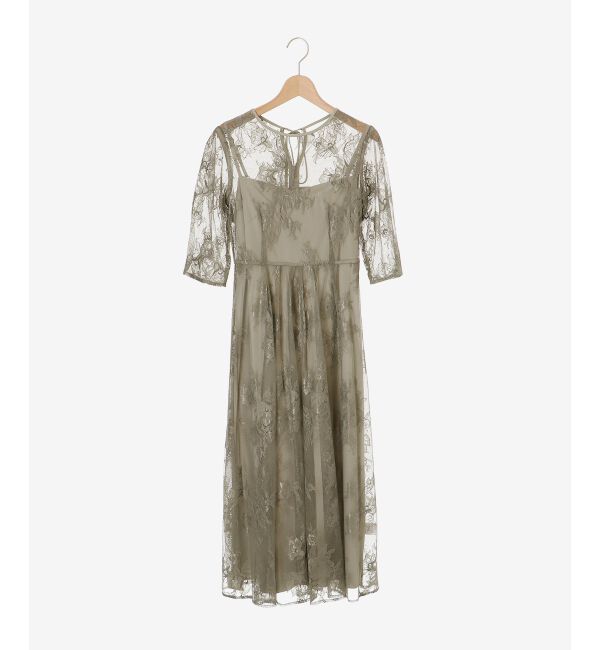 MAJESTICLEGON「バックダブルリボンドレス」|ドレス|