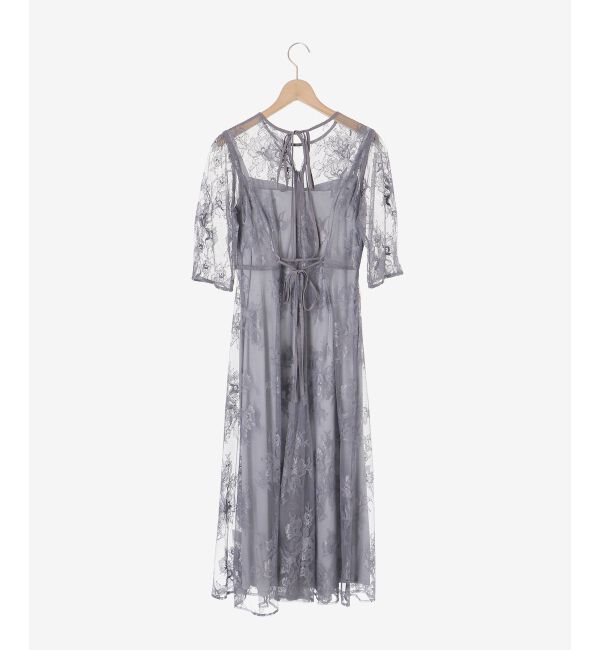 MAJESTICLEGON「バックダブルリボンドレス」|ドレス|