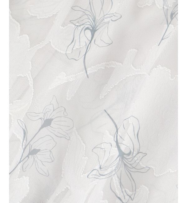 MAJESTICLEGON「フラワープリントジャカードワンピース」|ワンピース|